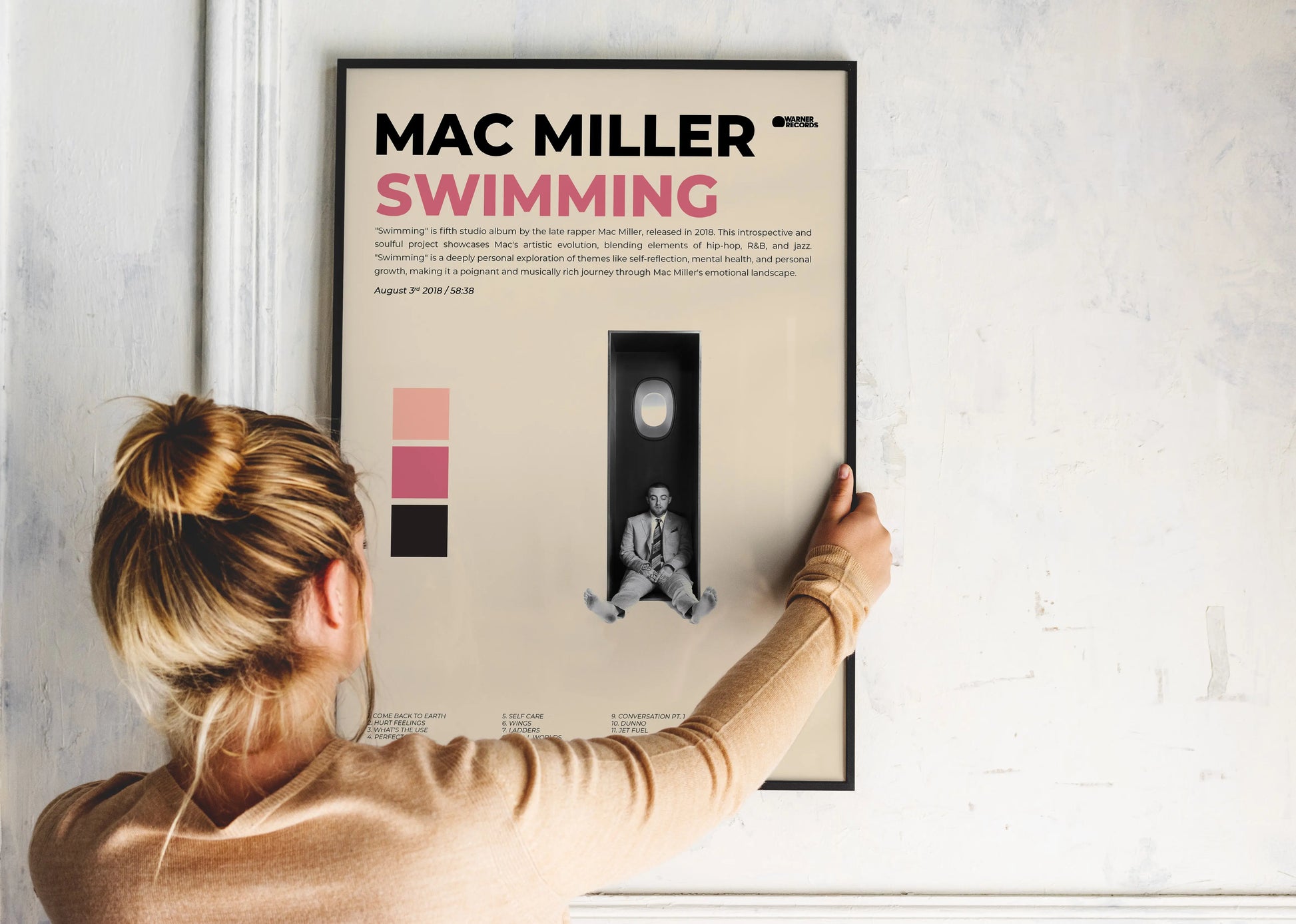 Swimming Mac Miller Poster Backyard