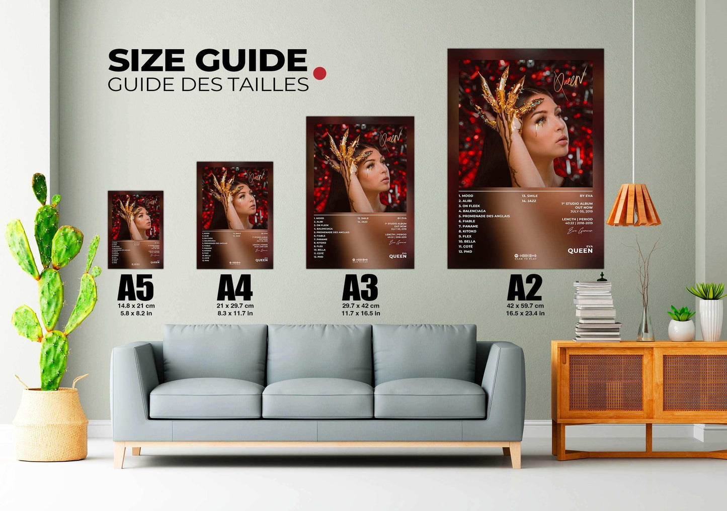 Queen Eva Queen Poster - Backyard