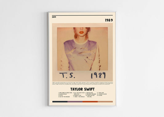 1989 Taylor Swift Poster