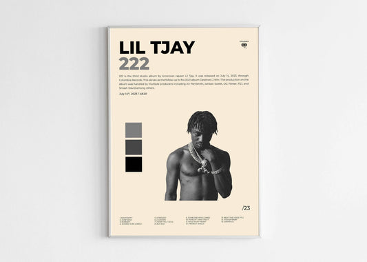222 Lil Tjay Poster