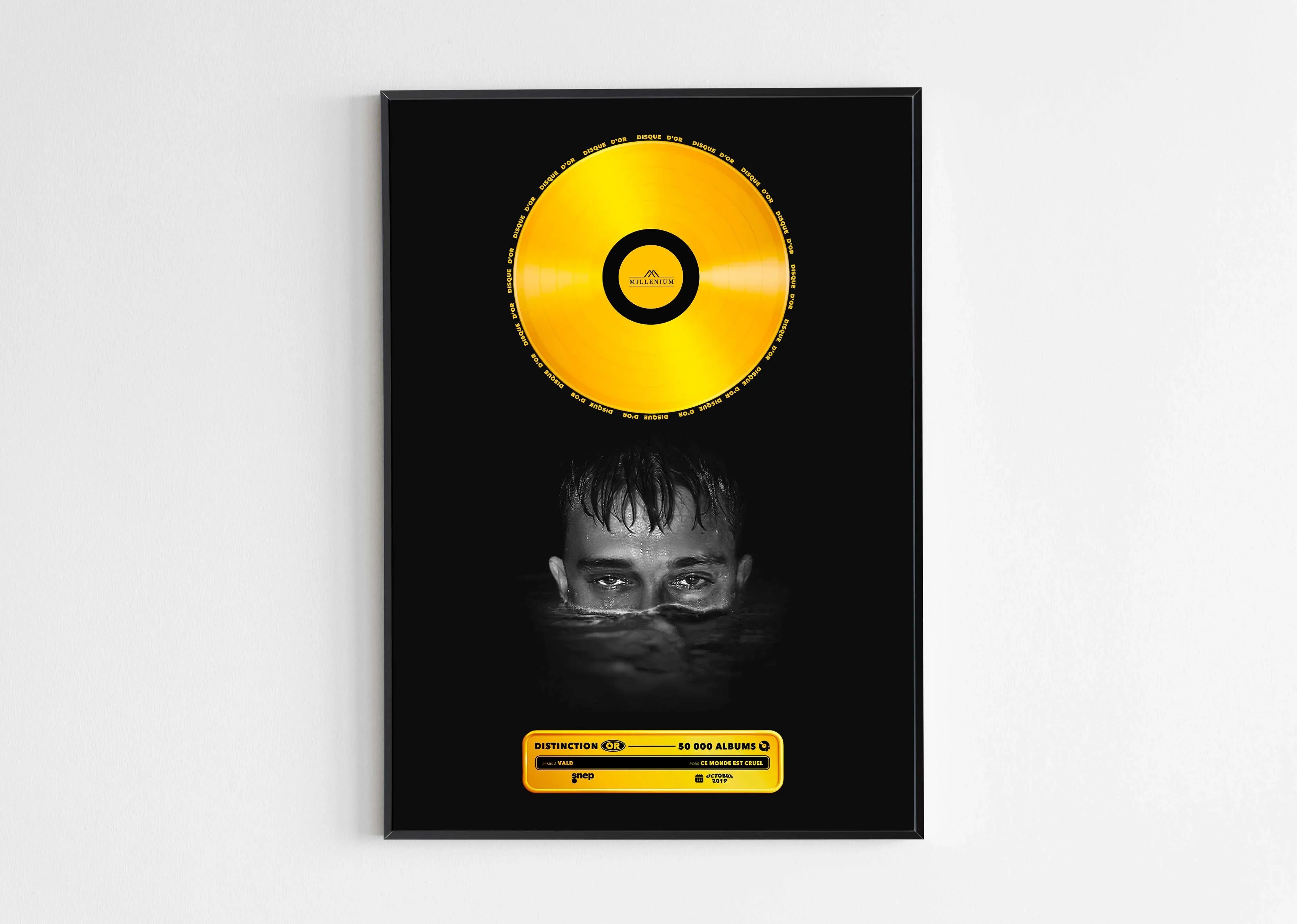 Disque D'Or Ce Monde Est Cruel Vald - Backyard