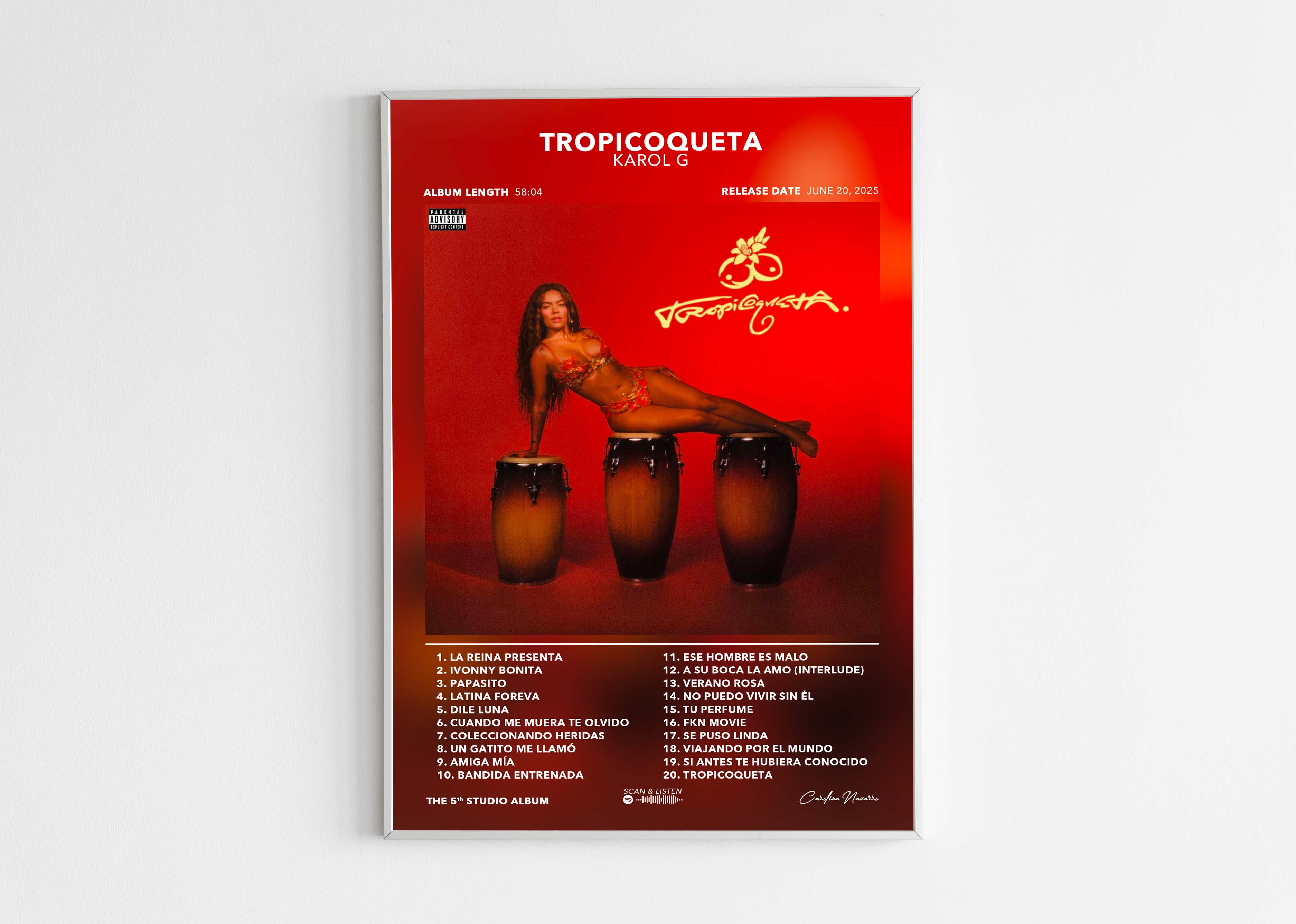 Poster Tropicoqueta Karol G