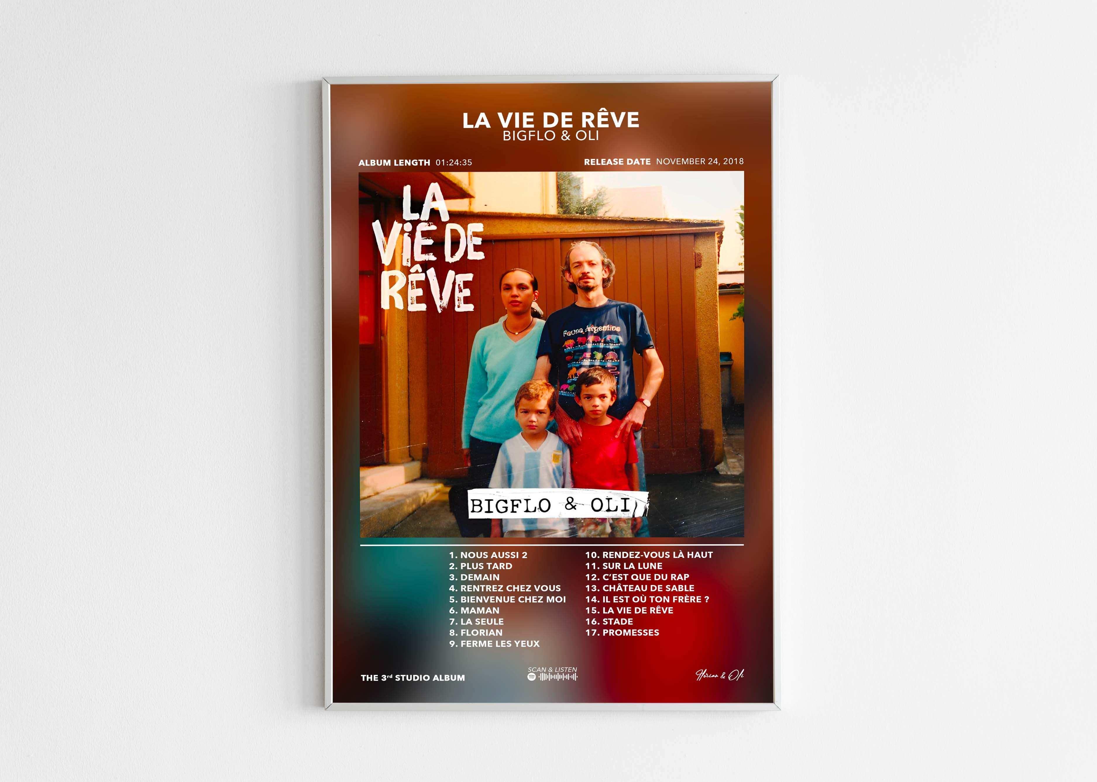 Poster La Vie De Rêve Bigflo & Oli - Backyard