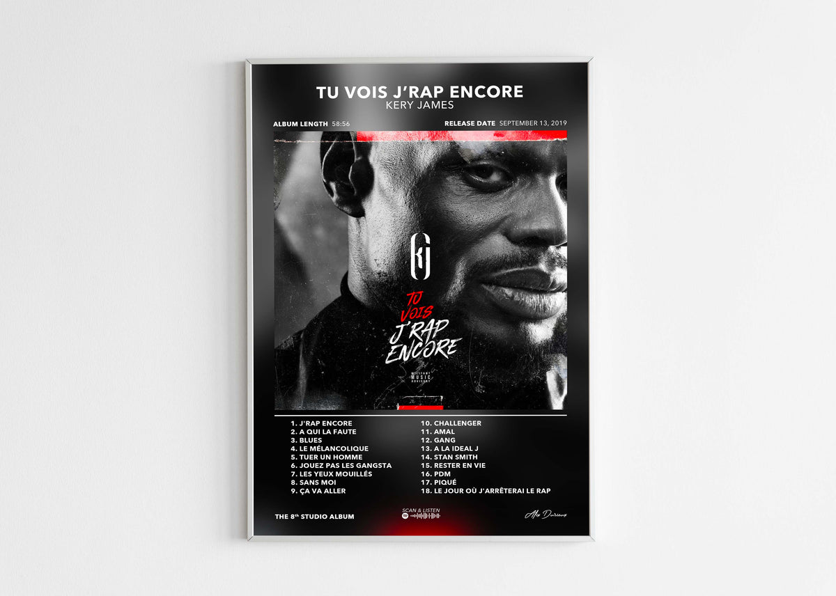 Poster Tu Vois J'Rap Encore Kery James