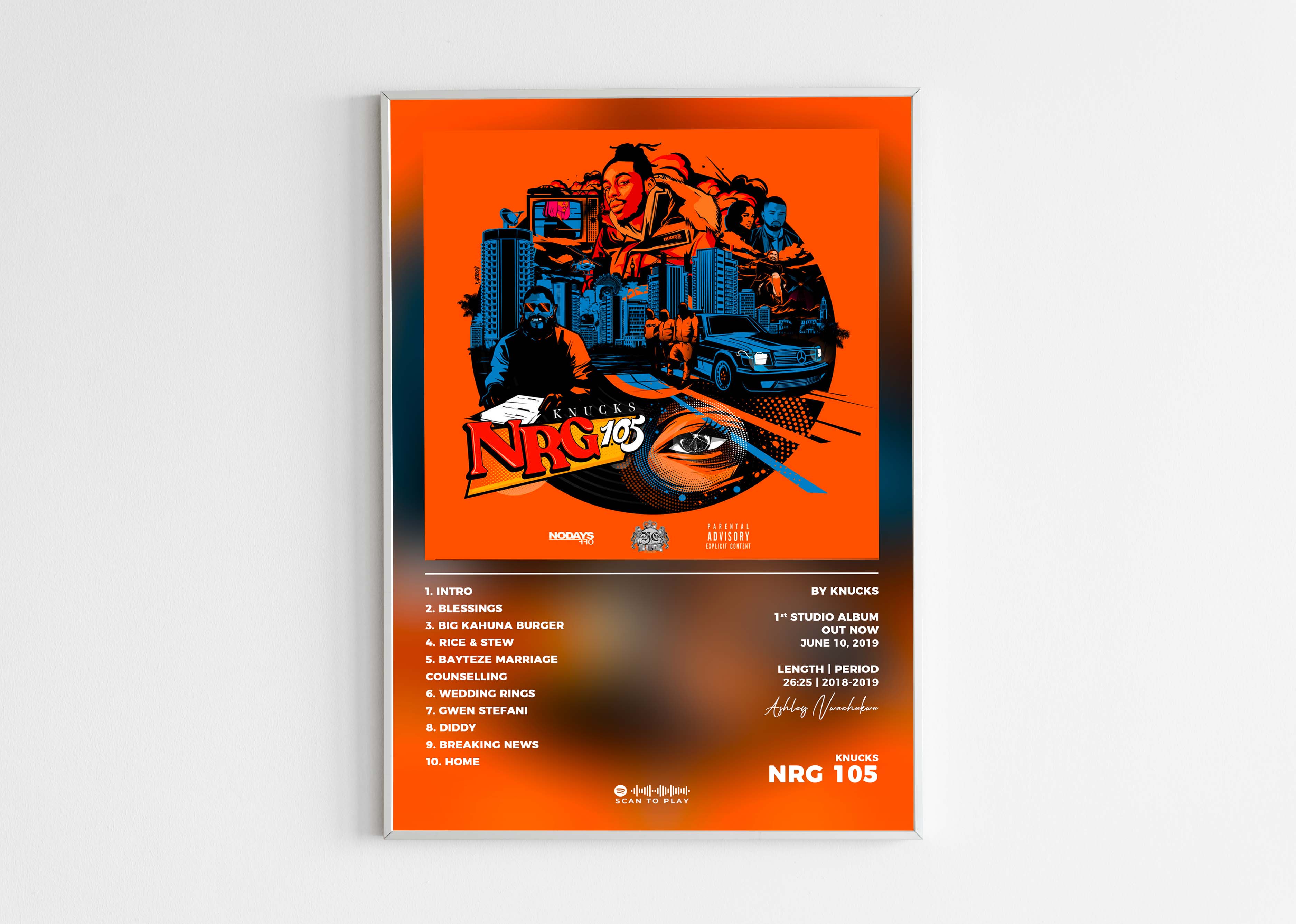 Poster NRG 105 Knucks