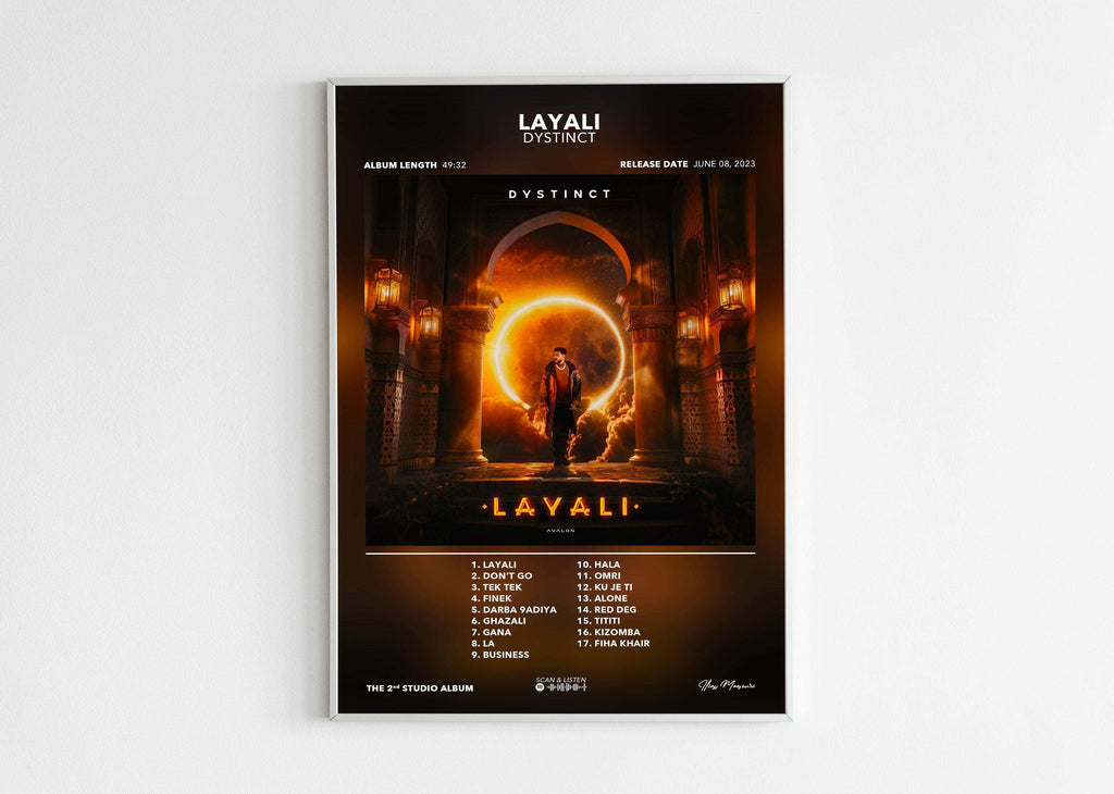Poster Layali Dystinct - Backyard