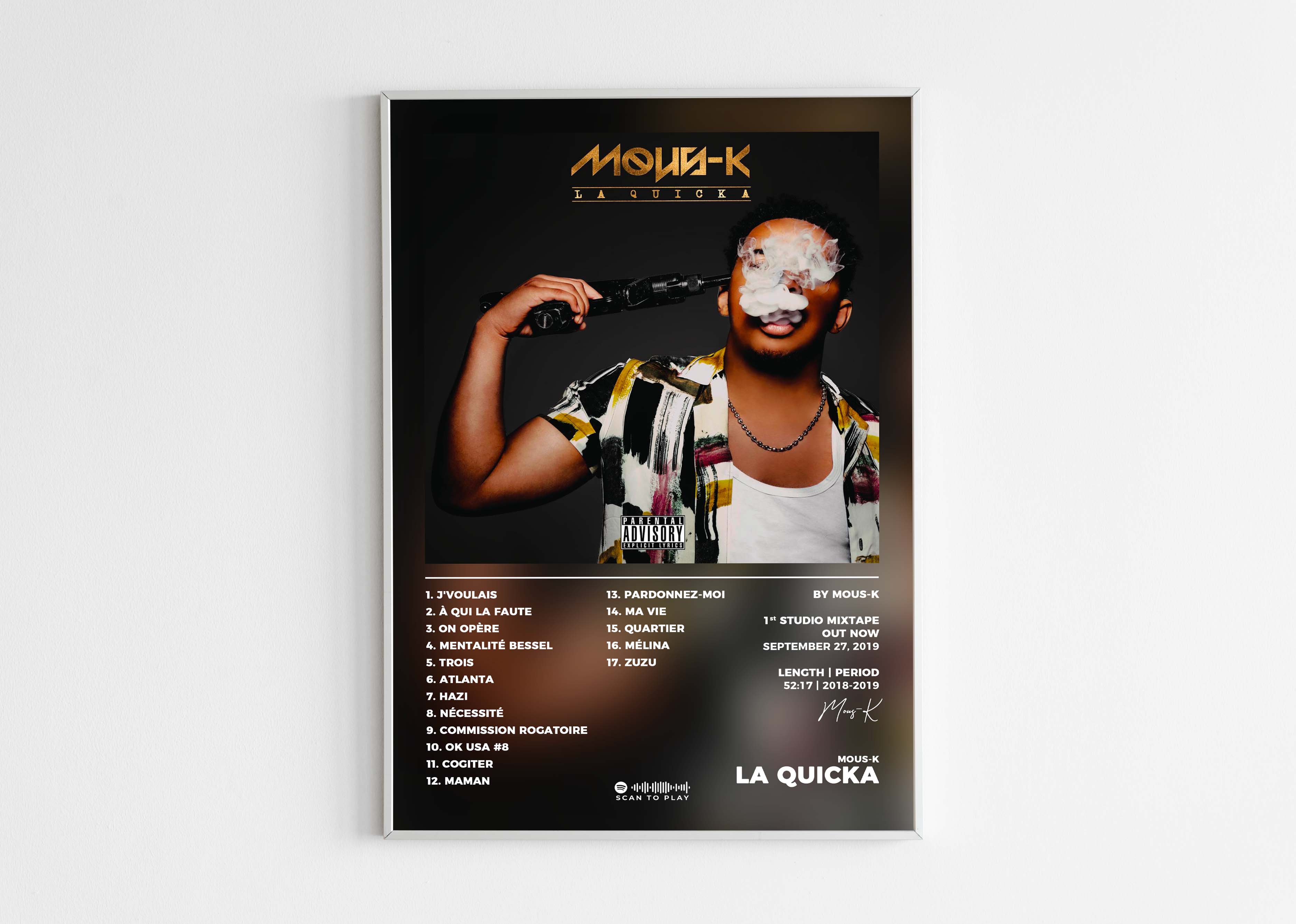 Poster La Quicka Mous-K