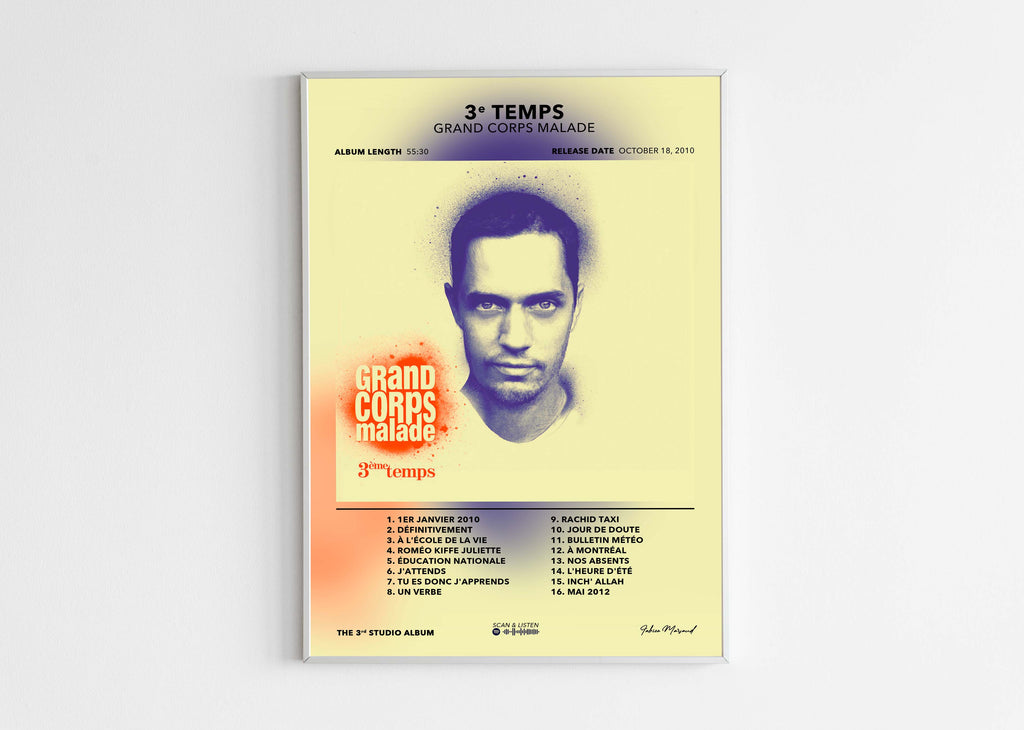 Poster 3e Temps Grand Corps Malade