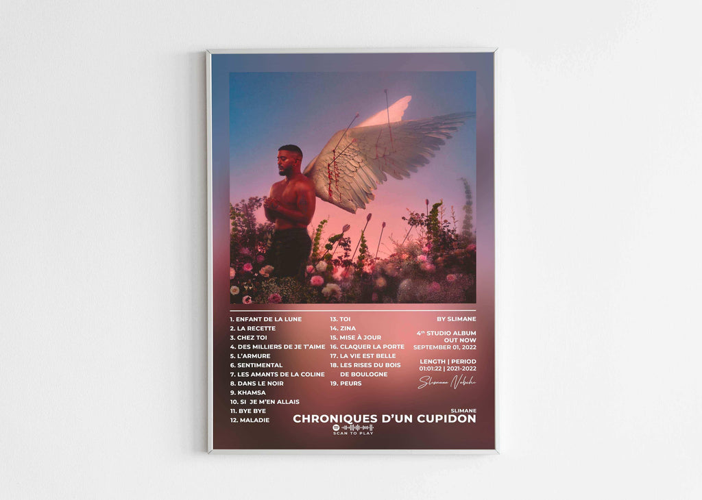 Chroniques D'Un Cupidon Slimane Poster - Backyard