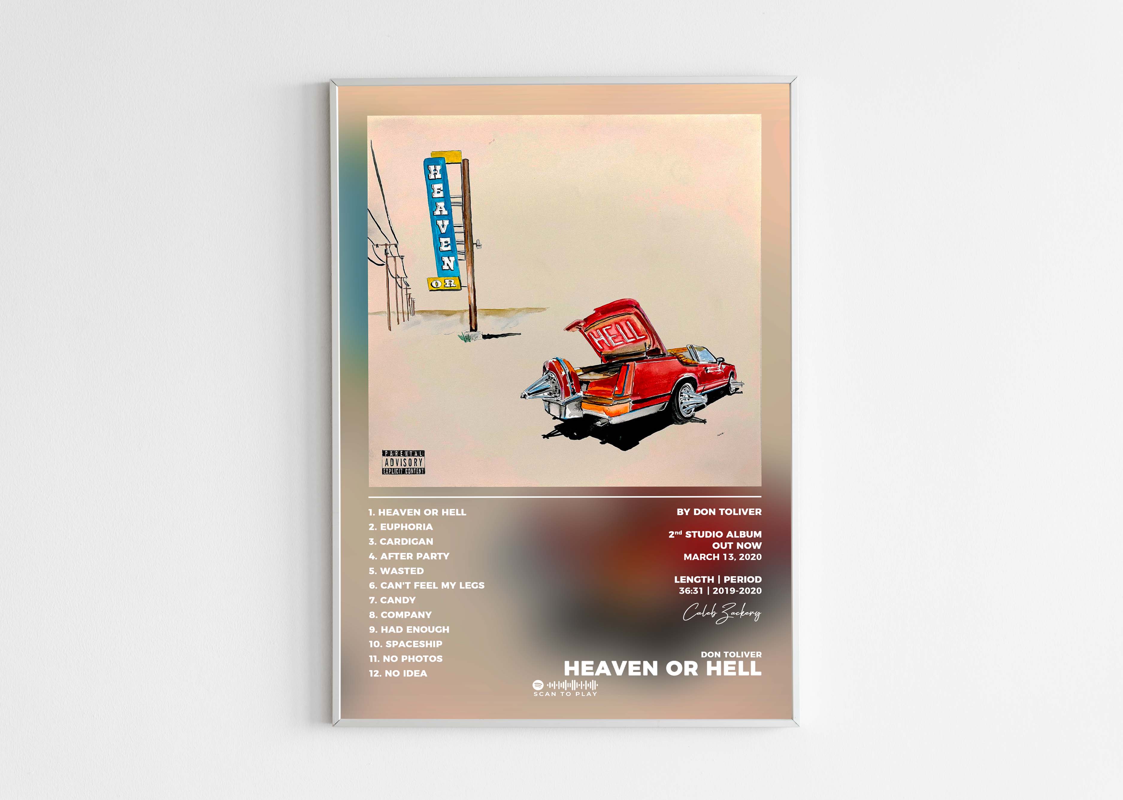 Poster Heaven Or Hell Don Toliver