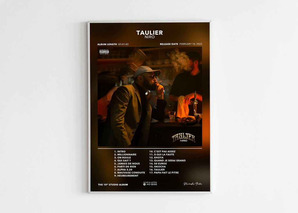 Poster Taulier Niro - Backyard