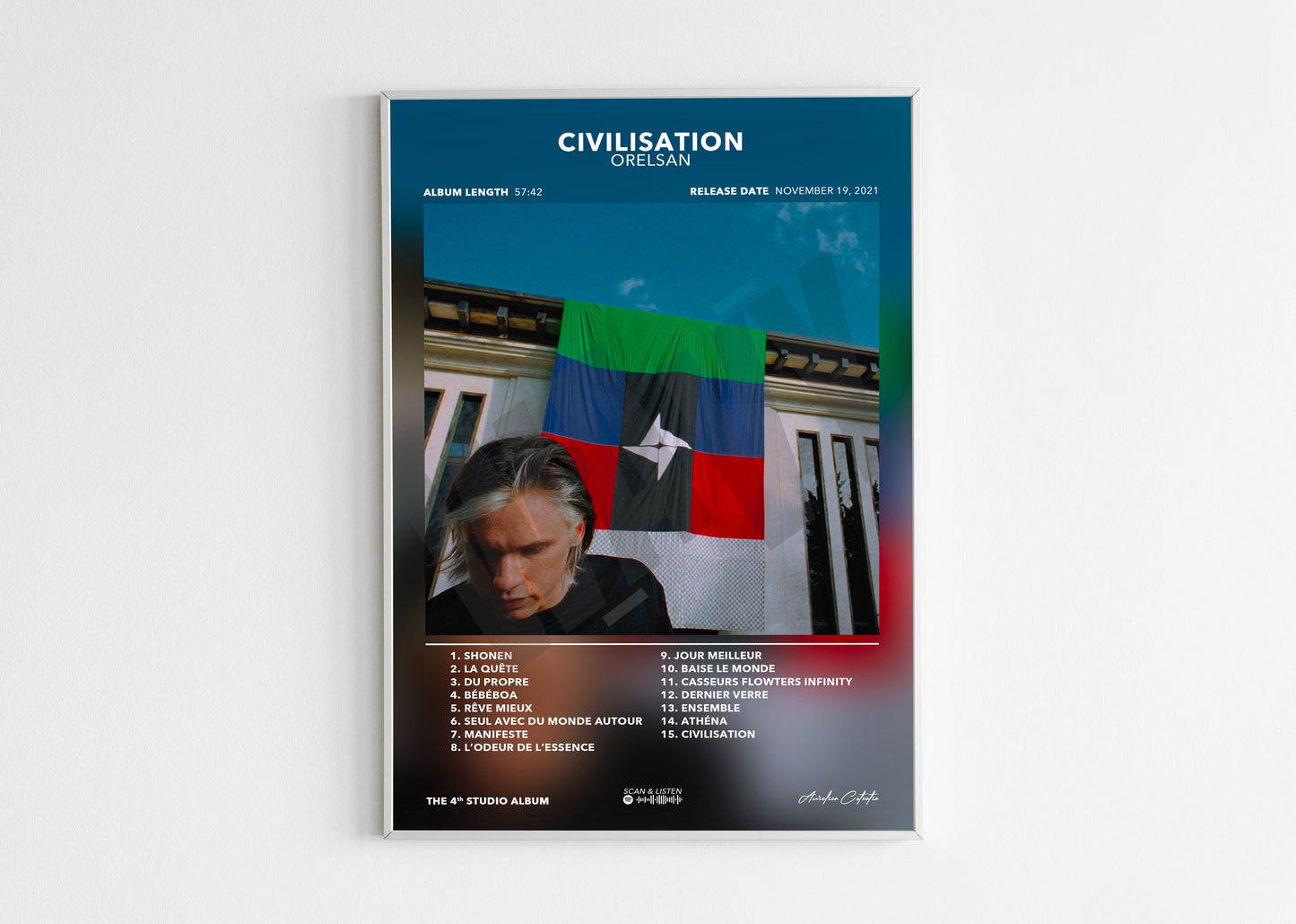 Poster Civilisation Orelsan