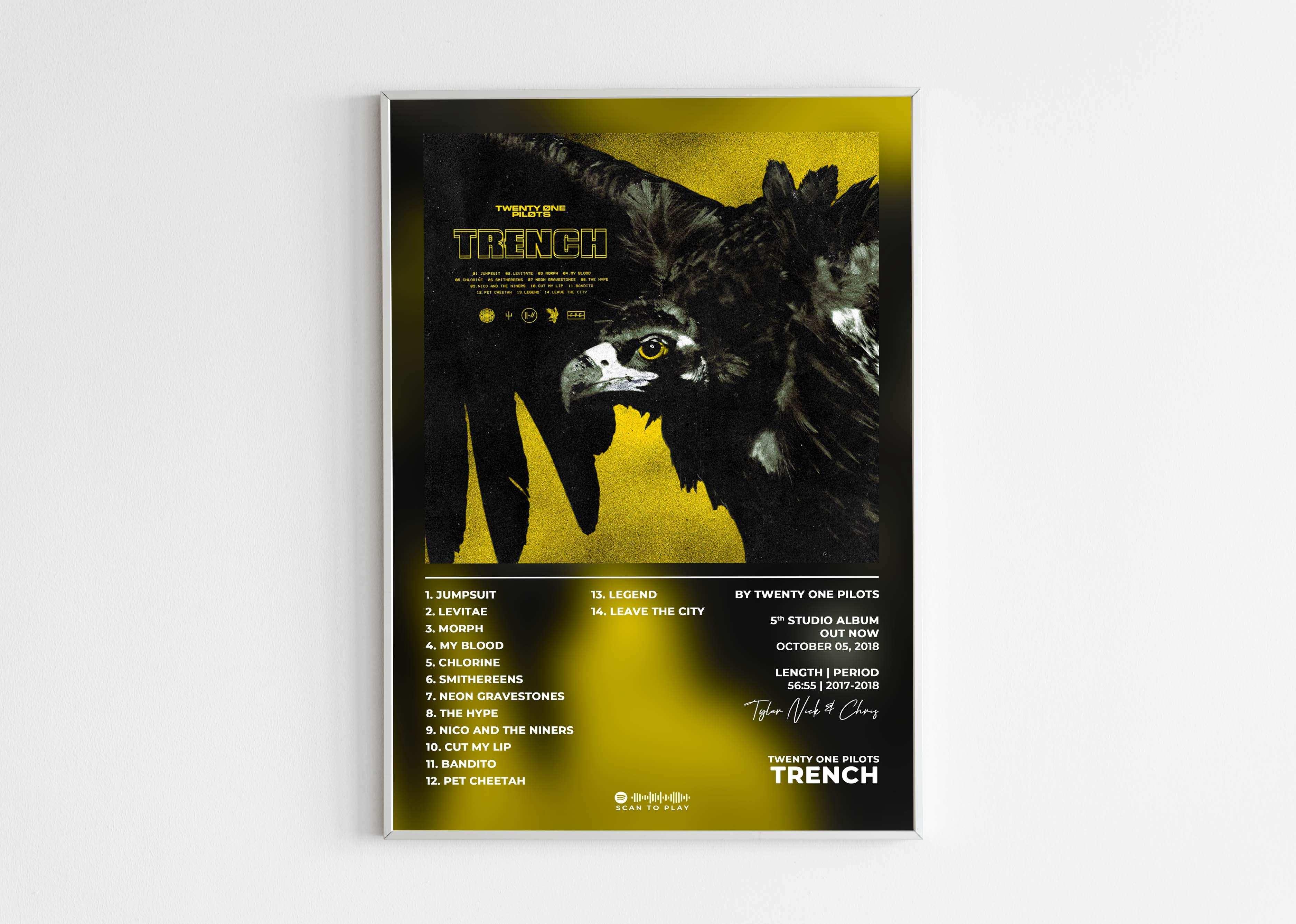 Trench Twenty One Pilots Poster - Backyard