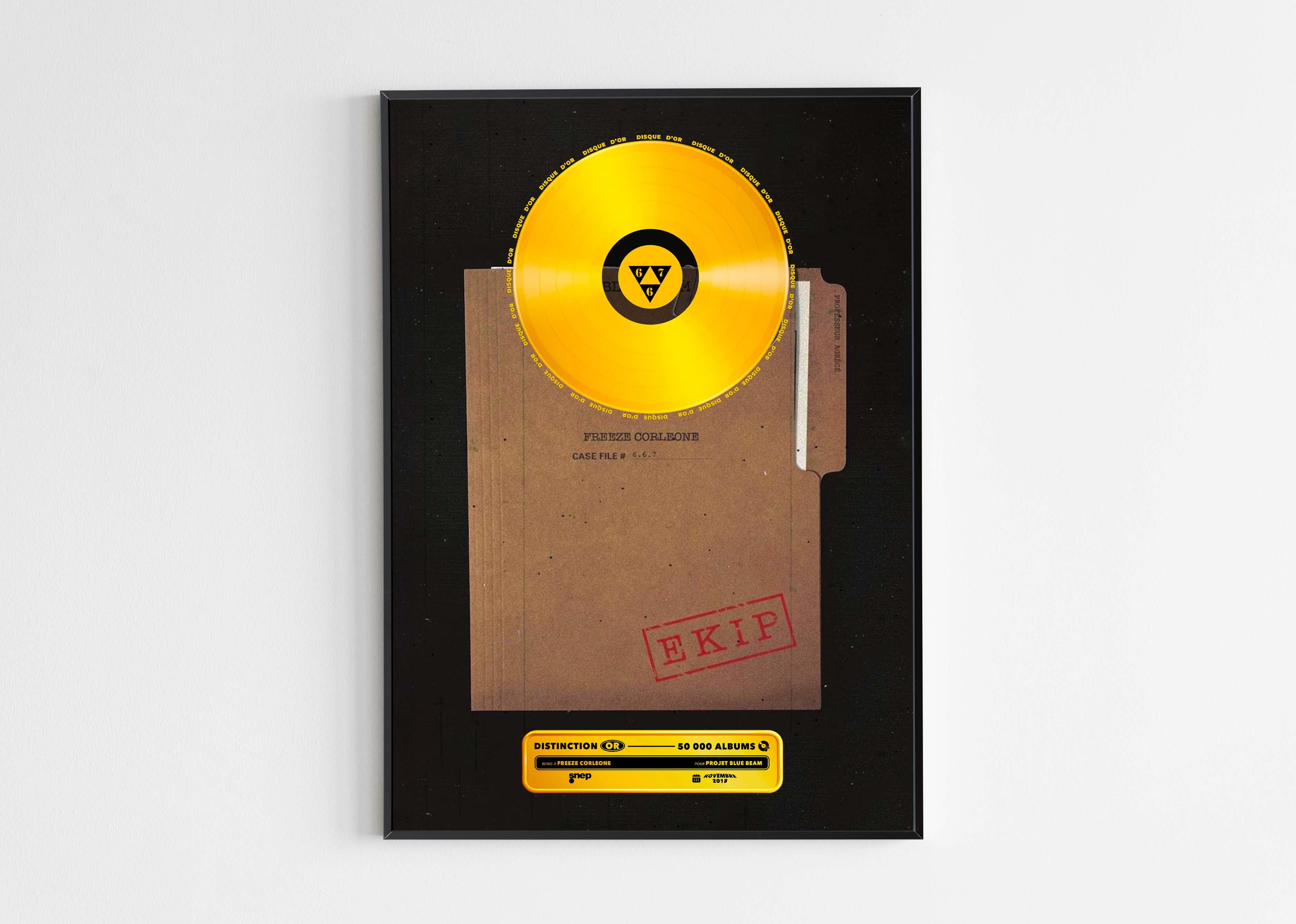 Disque D'Or Projet Blue Beam Freeze Corleone - Backyard