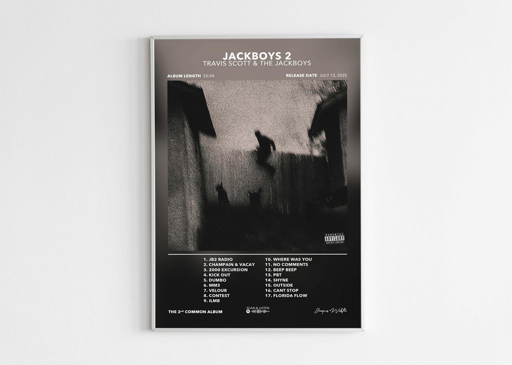 Poster Jackboys 2 Travis Scott - Backyard