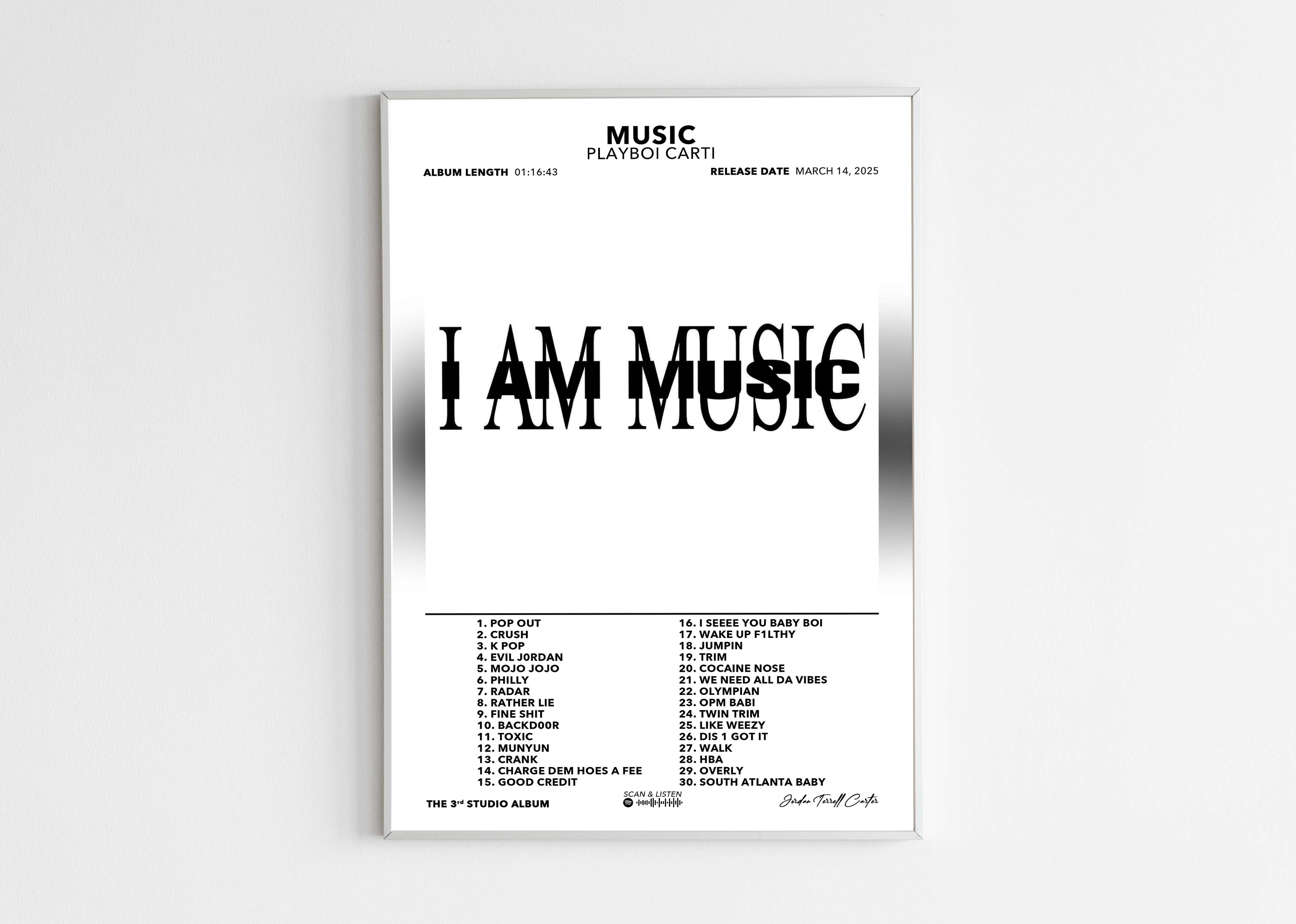 Poster Music Playboi Carti