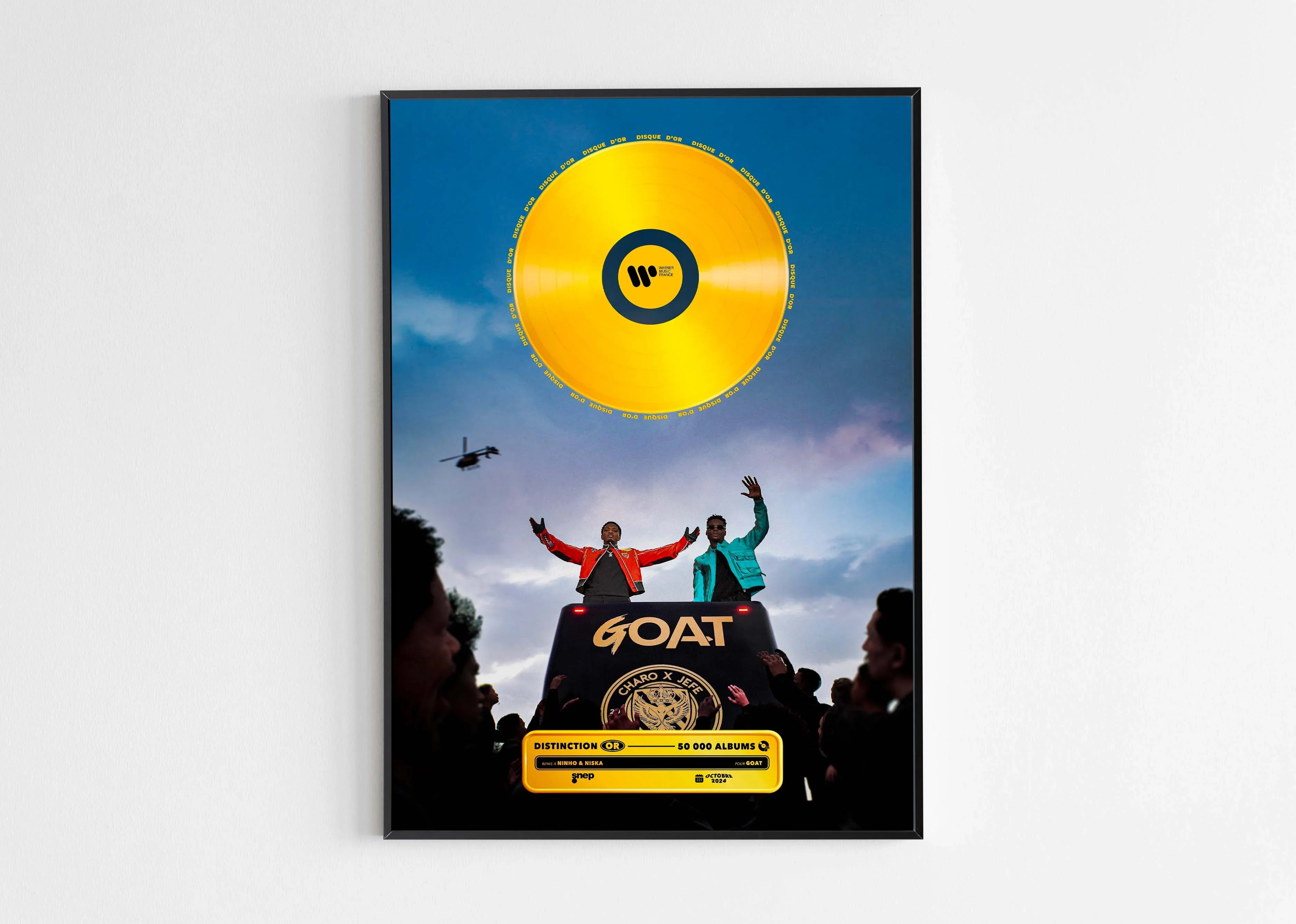 Disque D'or GOAT Ninho & Niska - Backyard