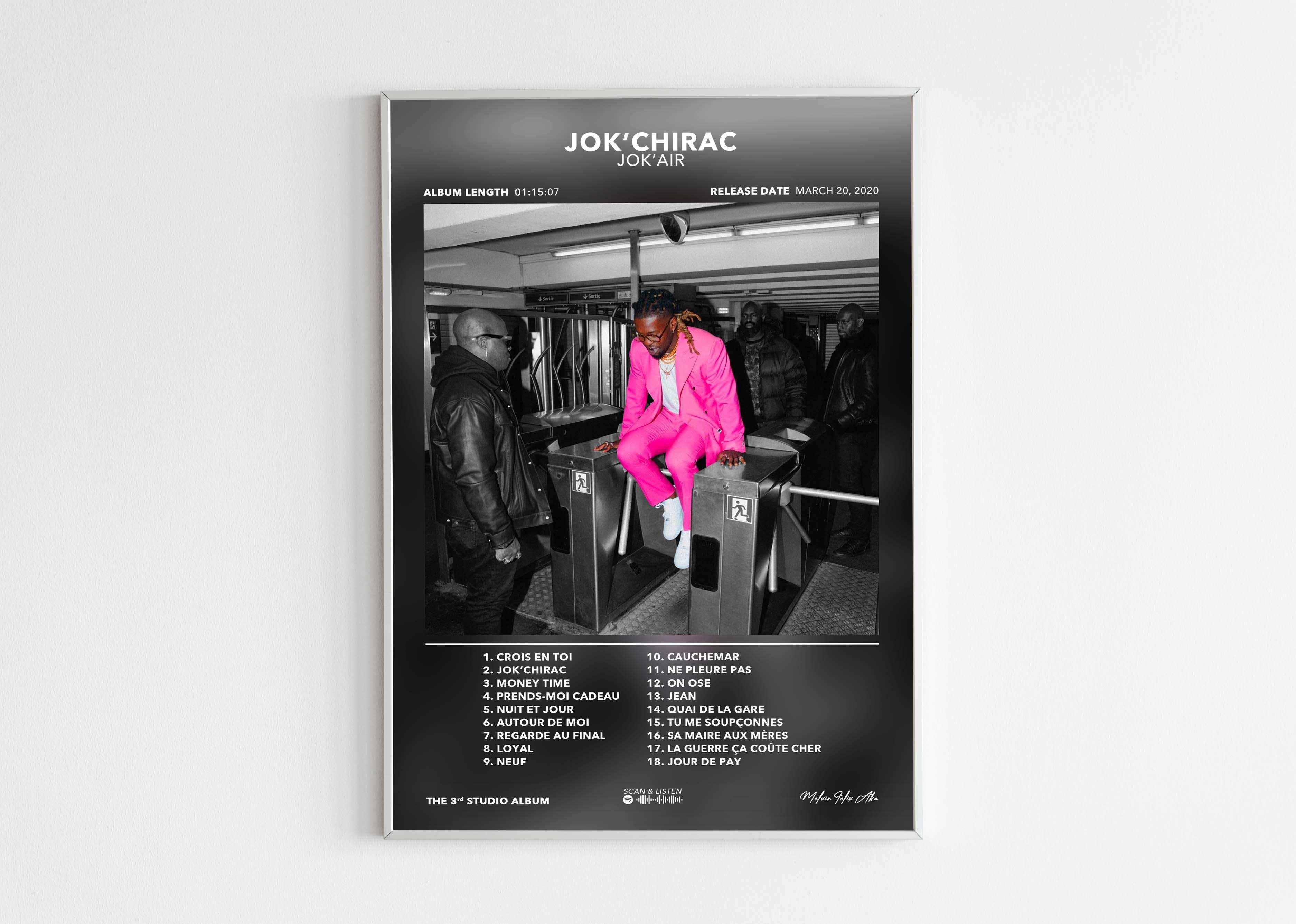 Poster Jok'Chirac Jok'Air - Backyard