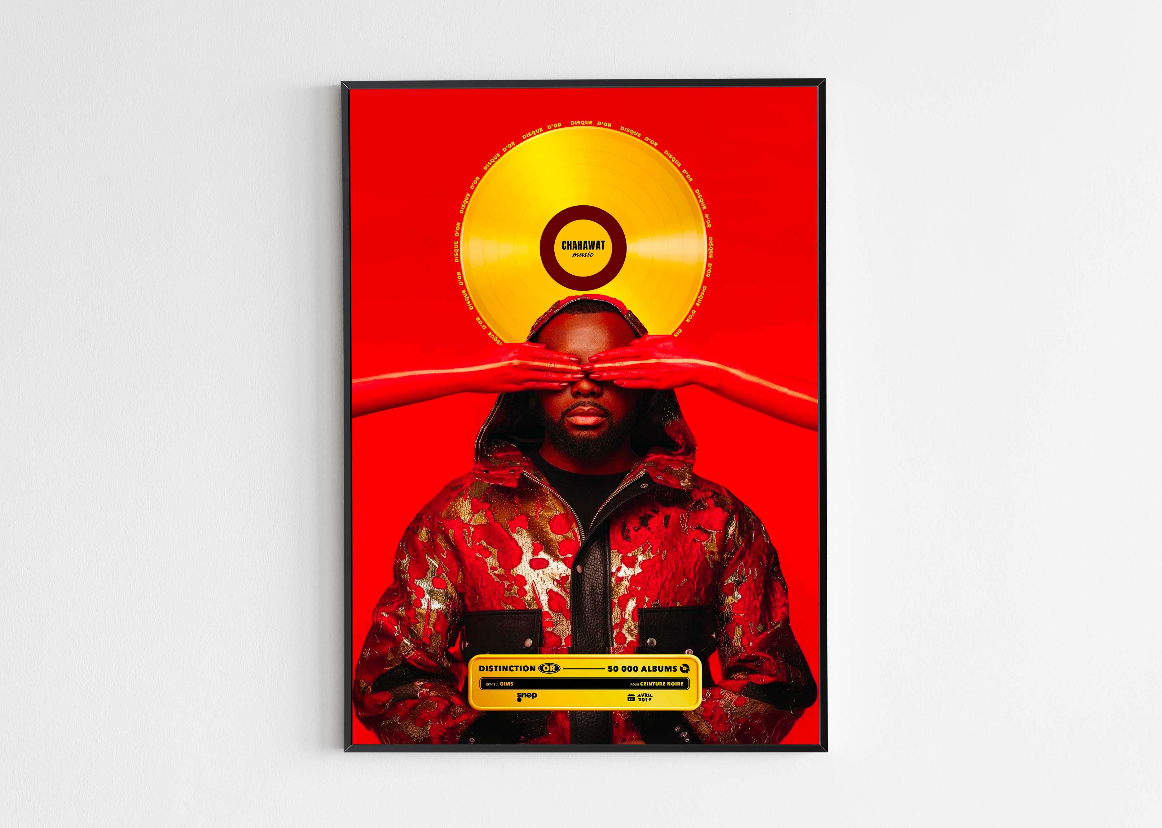 Disque D'or Ceinture Noire Gims - Backyard