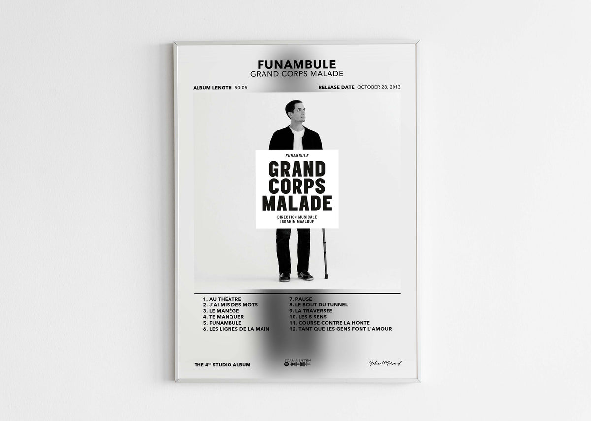 Poster Funambule Grand Corps Malade