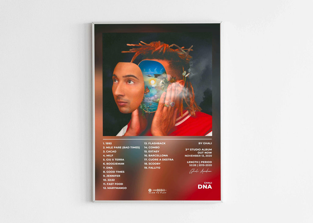 Poster DNA Ghali - Backyard