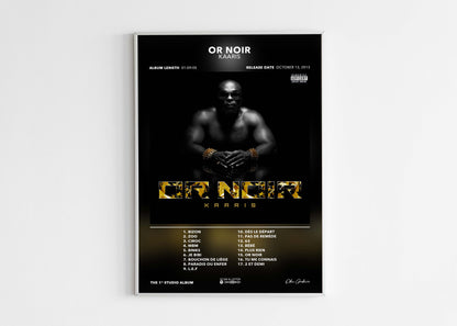 Poster Or Noir Kaaris