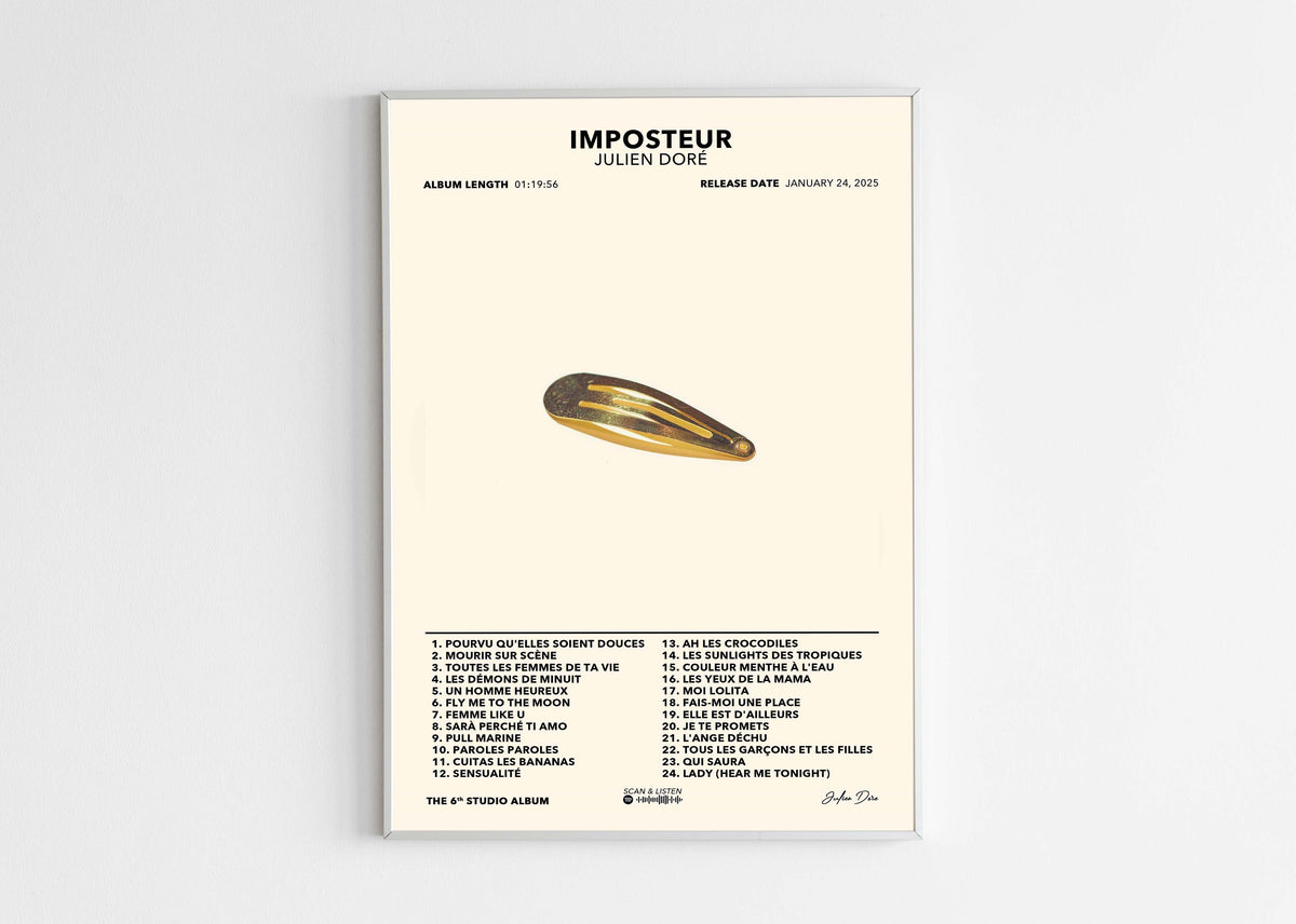 Poster Imposteur Julien Doré