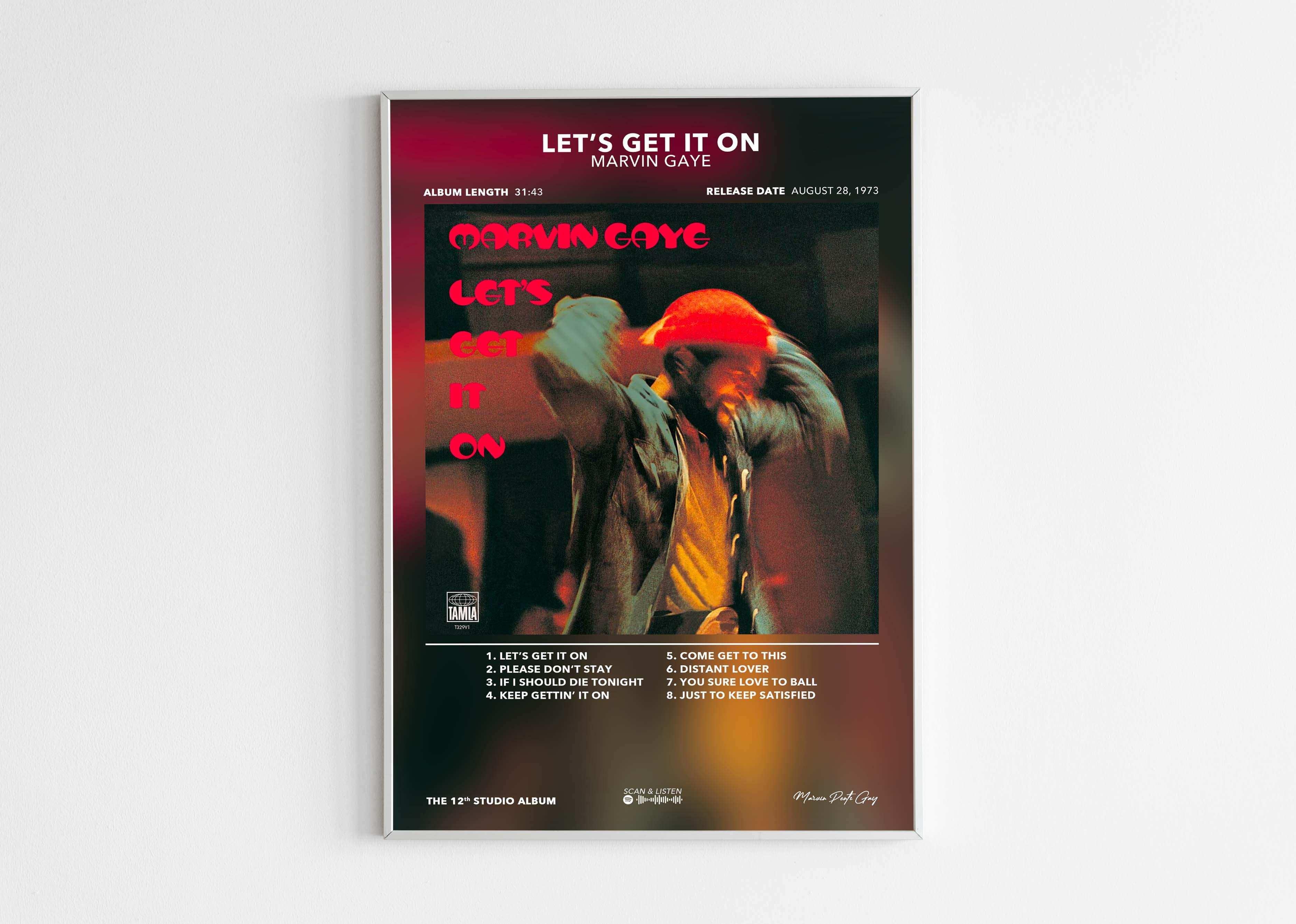 Poster Let's Get It On Marvin Gaye - Backyard