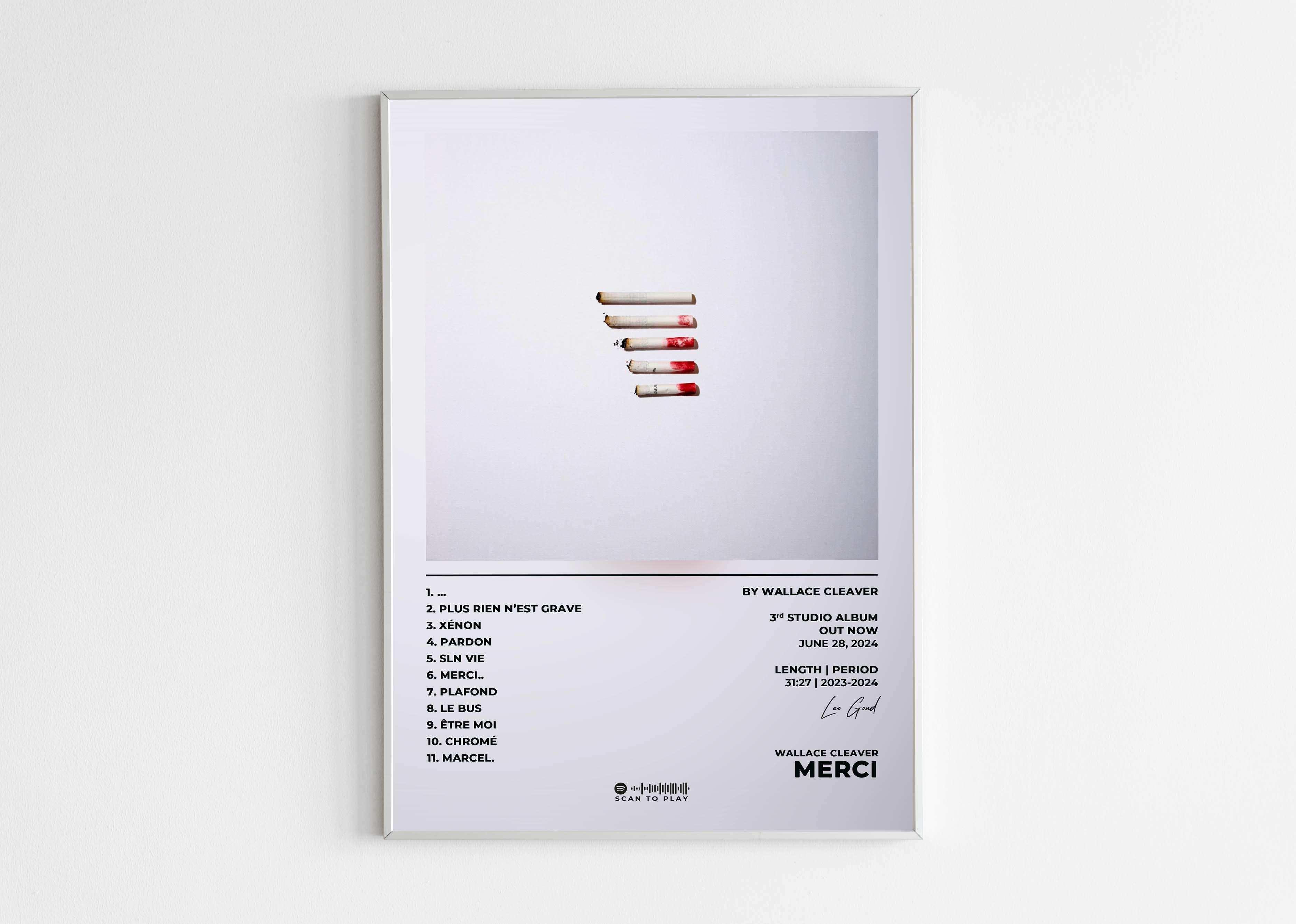 Merci Wallace Cleaver Poster - Backyard