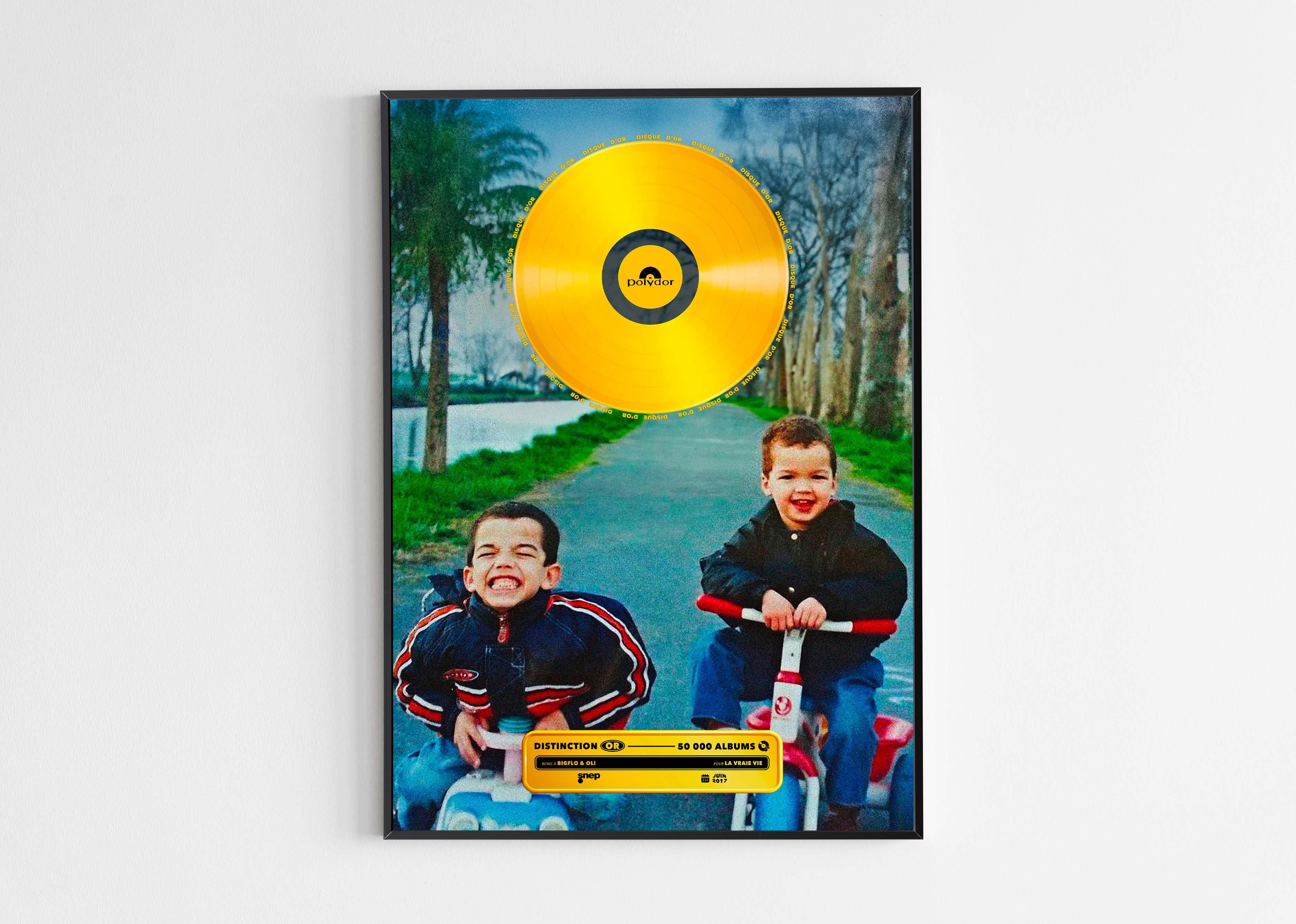 Disque D'or La Vraie Vie Bigflo & Oli - Backyard