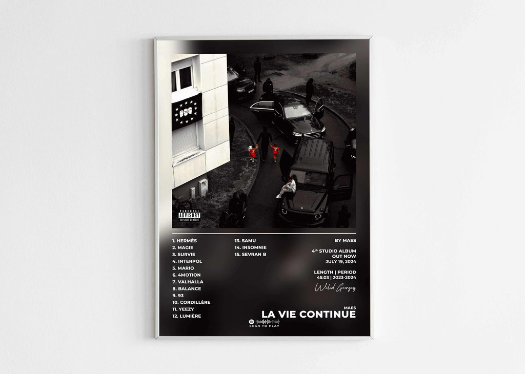 La Vie Continue Maes Poster - Backyard