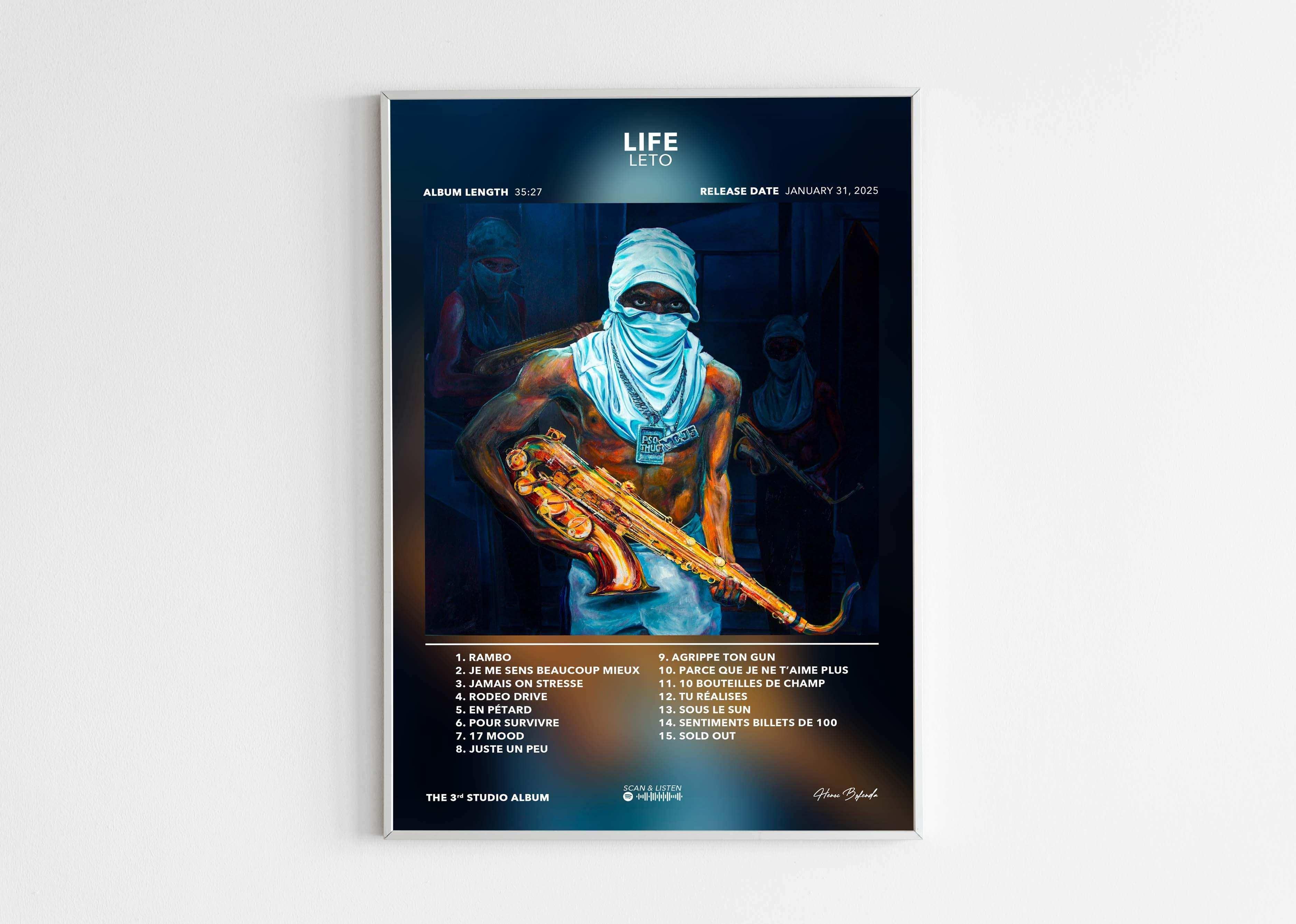 Poster Life Leto - Backyard