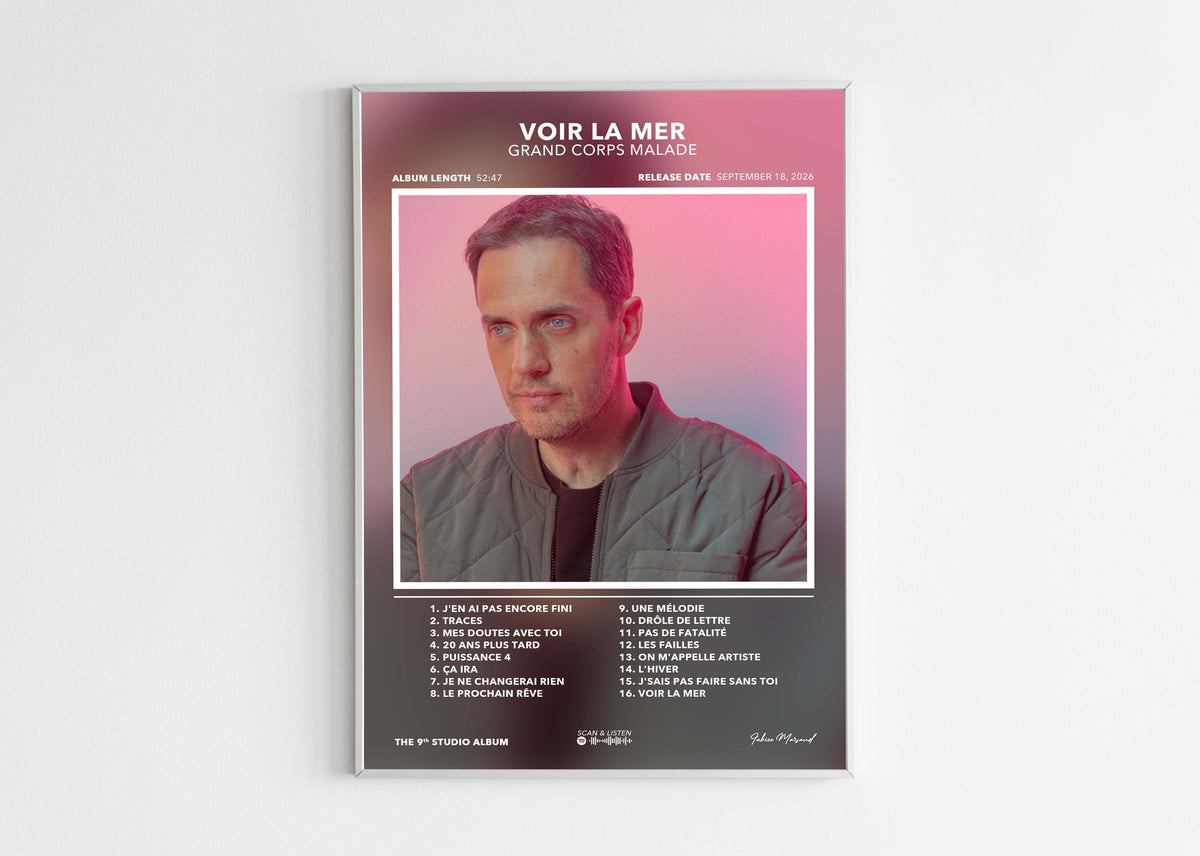 Poster Voir La Mer Grand Corps Malade