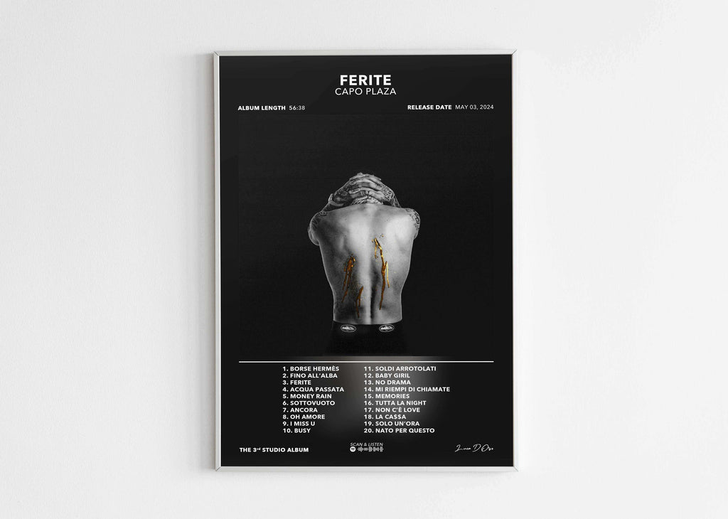 Poster Ferite Capo Plaza - Backyard