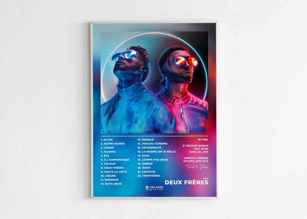 Deux Frères PNL Poster – Backyard