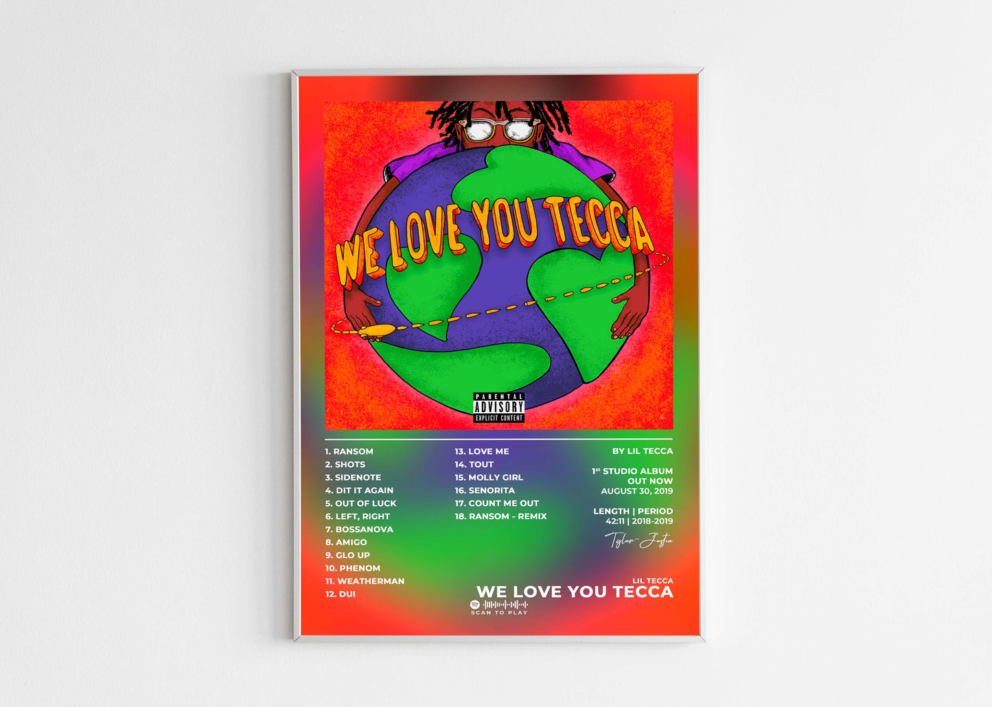 We Love You Tecca Lil Tecca Poster