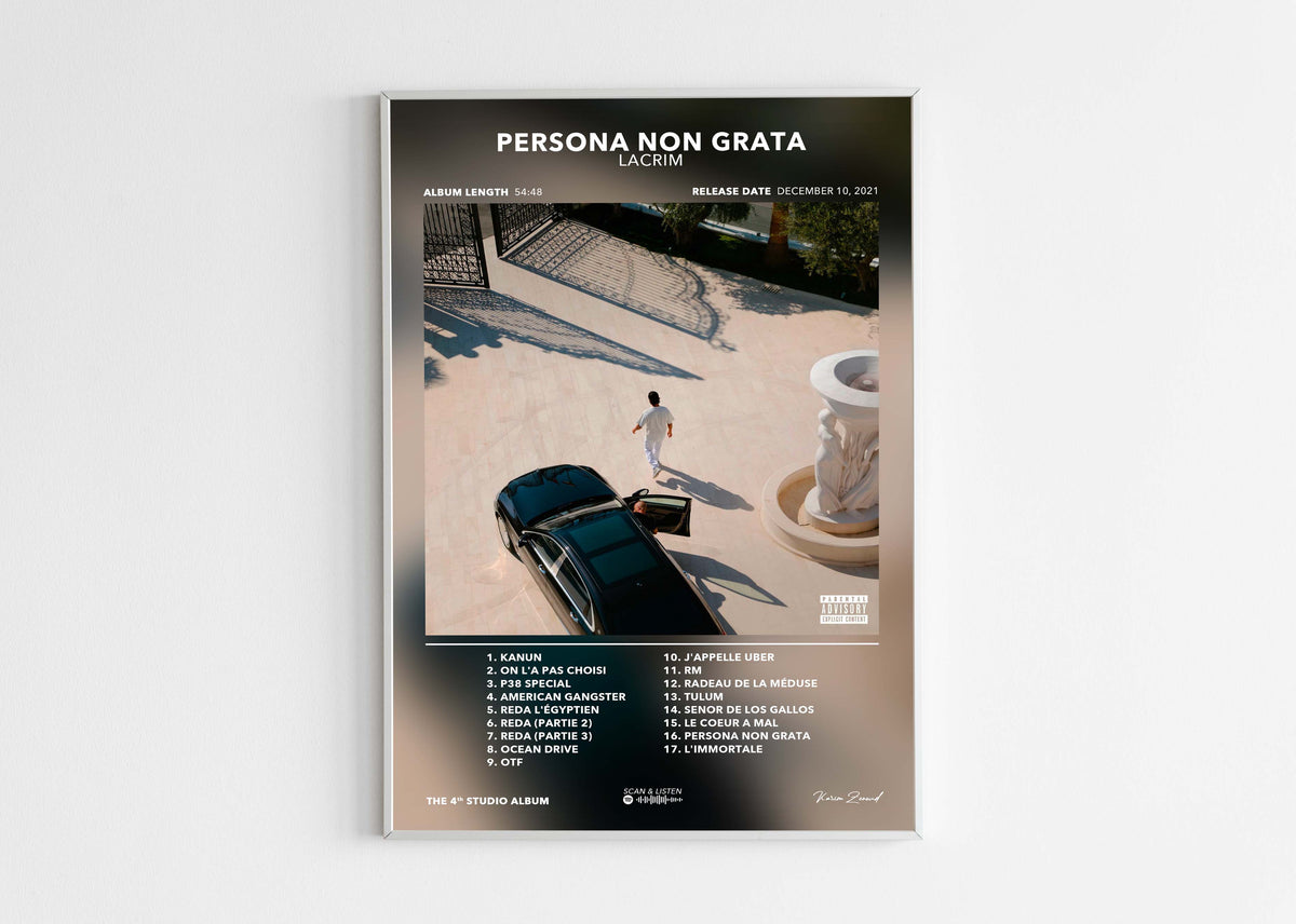 Poster Persona Non Grata Lacrim
