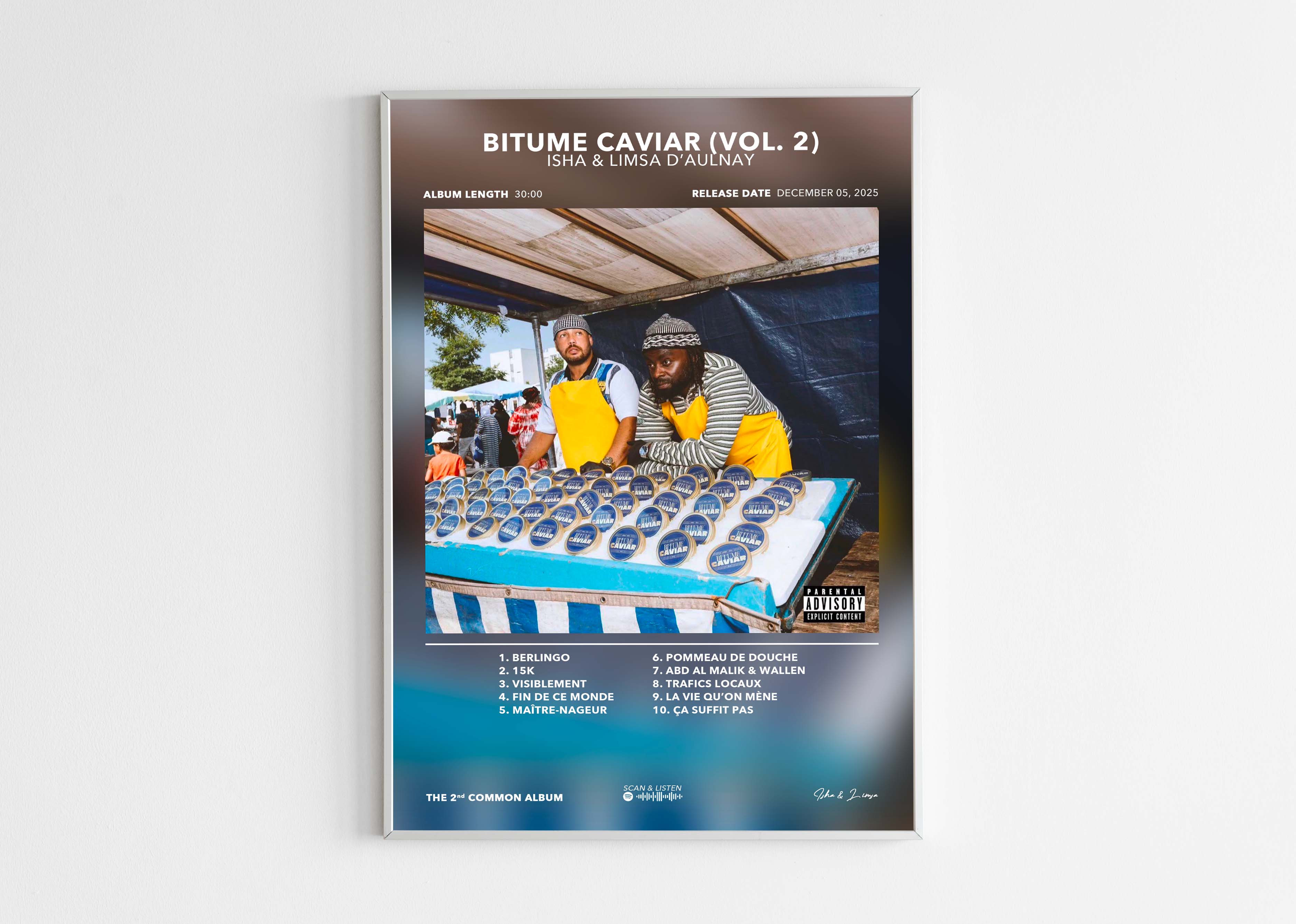 Poster Bitume Caviar 2 Isha & Limsa D'Aulnay