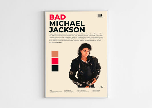 BAD Michael Jackson Poster