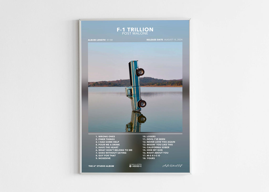 Poster F-1 Trillion Post Malone