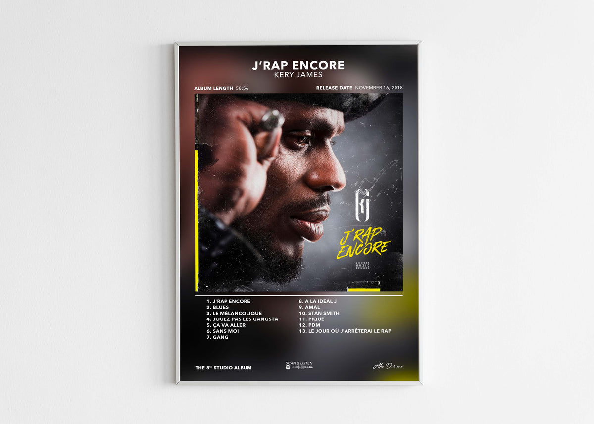 Poster J'Rap Encore Kery James