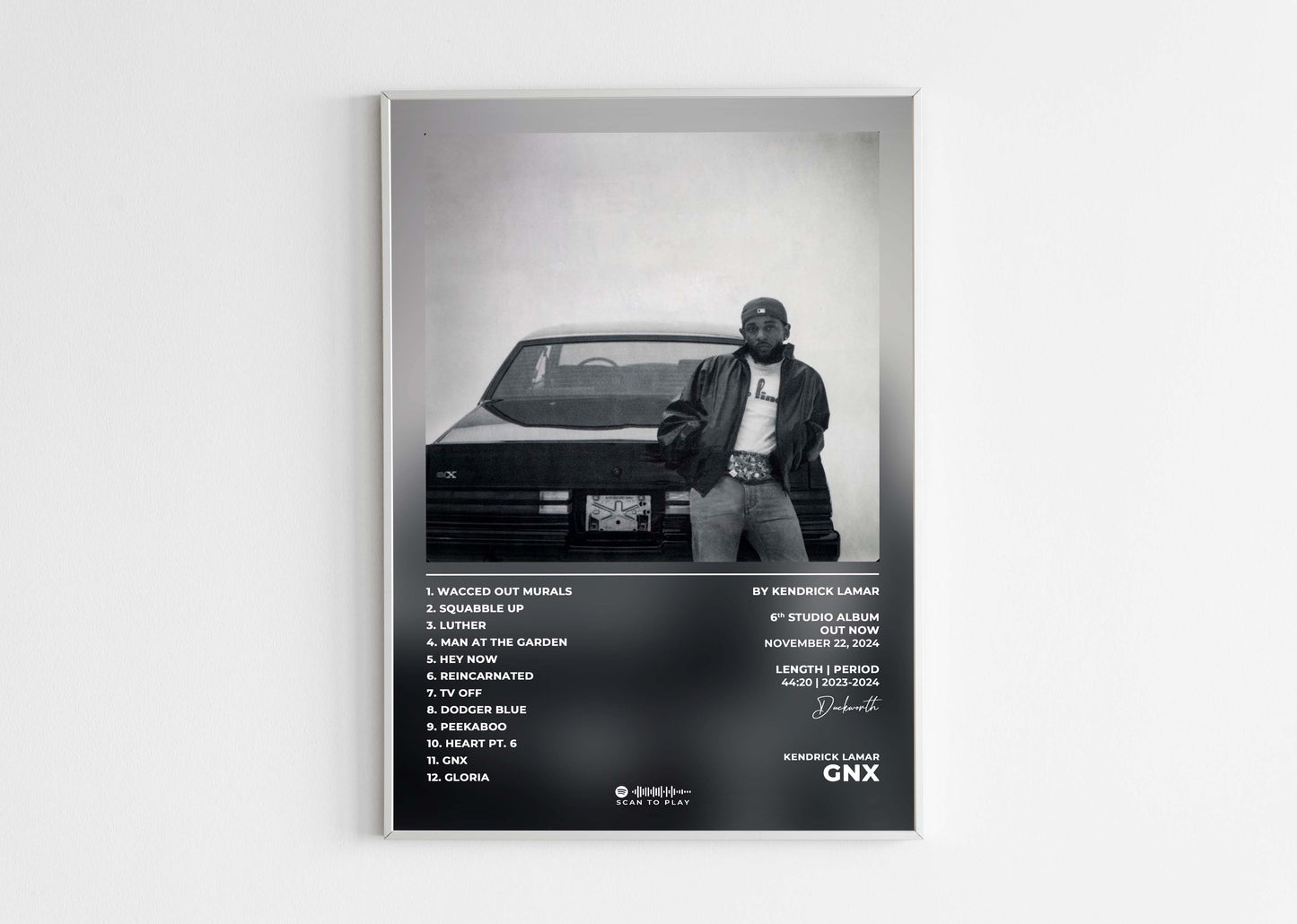 GNX Kendrick Lamar Poster