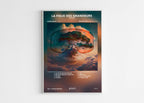 Affiche album La Folie des Grandeurs avec arbre flottant dans les nuages, fait en France, livraison gratuite 48h