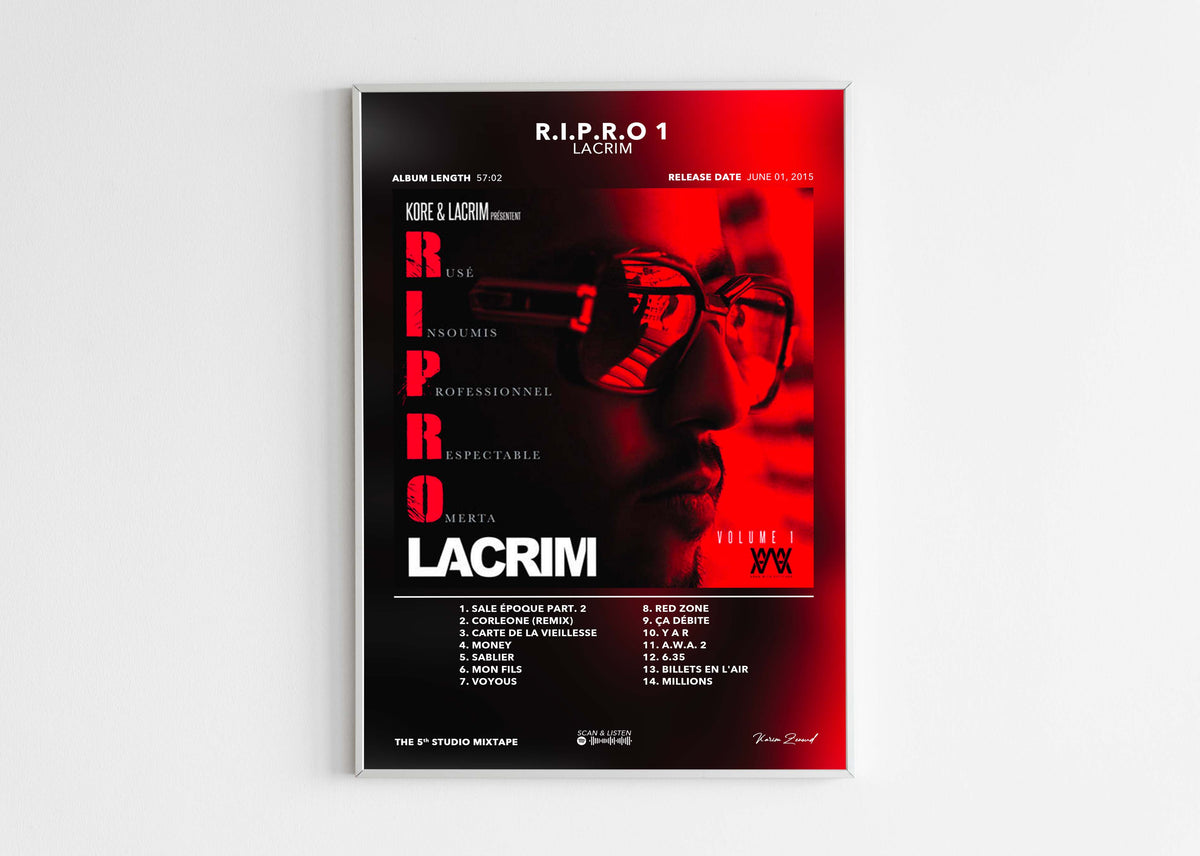 Poster RIPRO 1 Lacrim