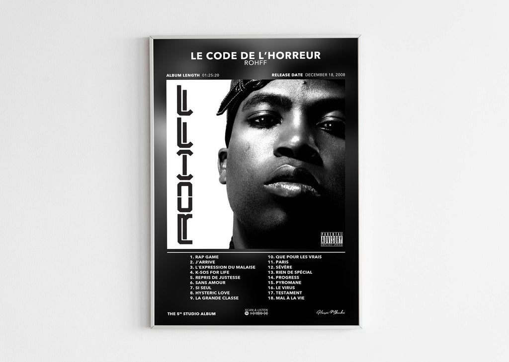 Poster Le Code De L'Horreur Rohff