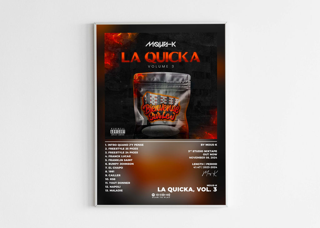Poster La Quicka Vol 3 Mous-K