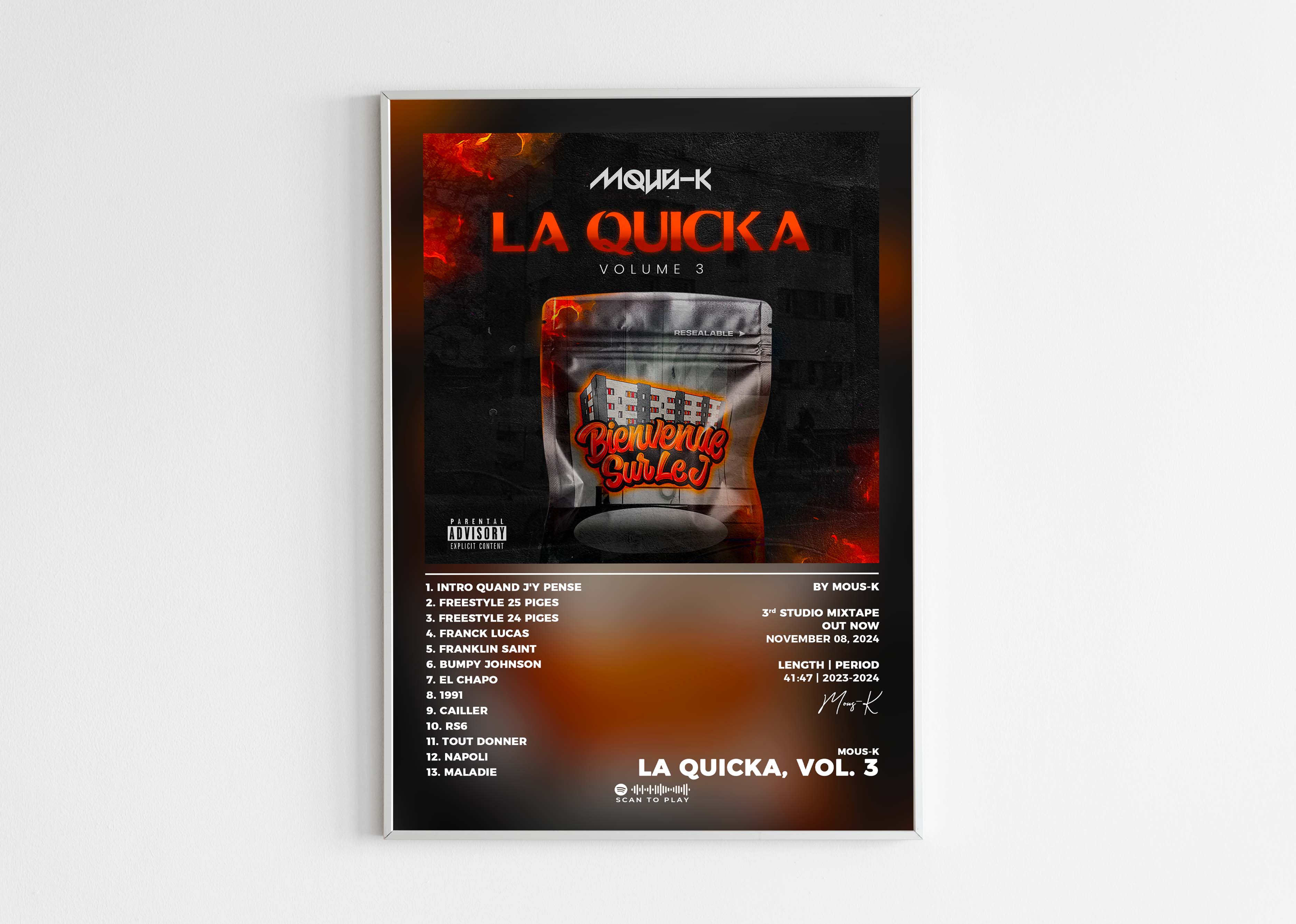 Poster La Quicka Vol 3 Mous-K