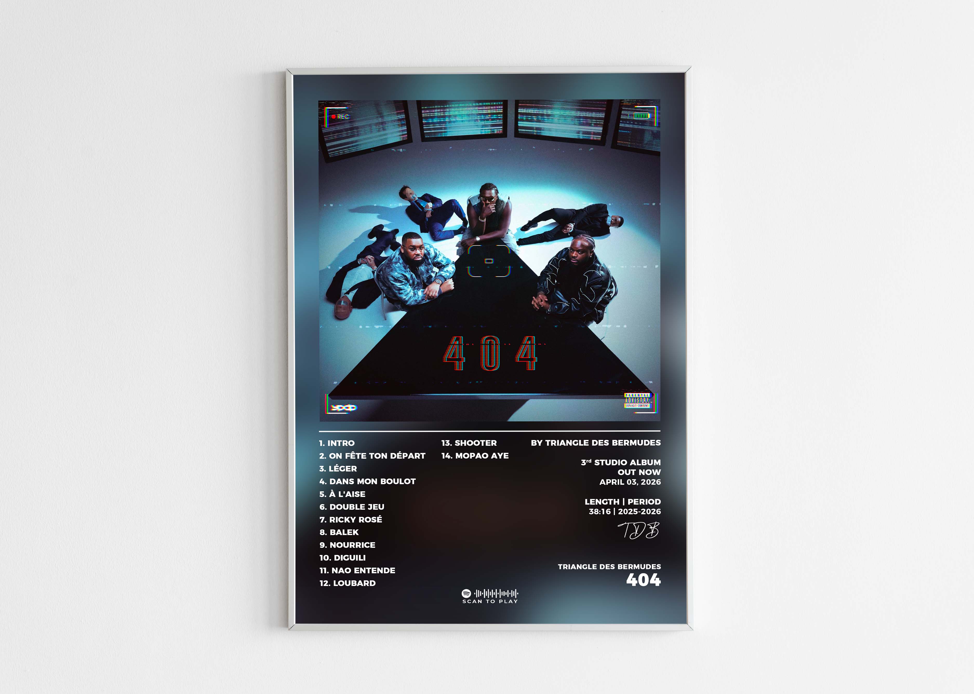 Poster 404 Triangles Des Bermudes