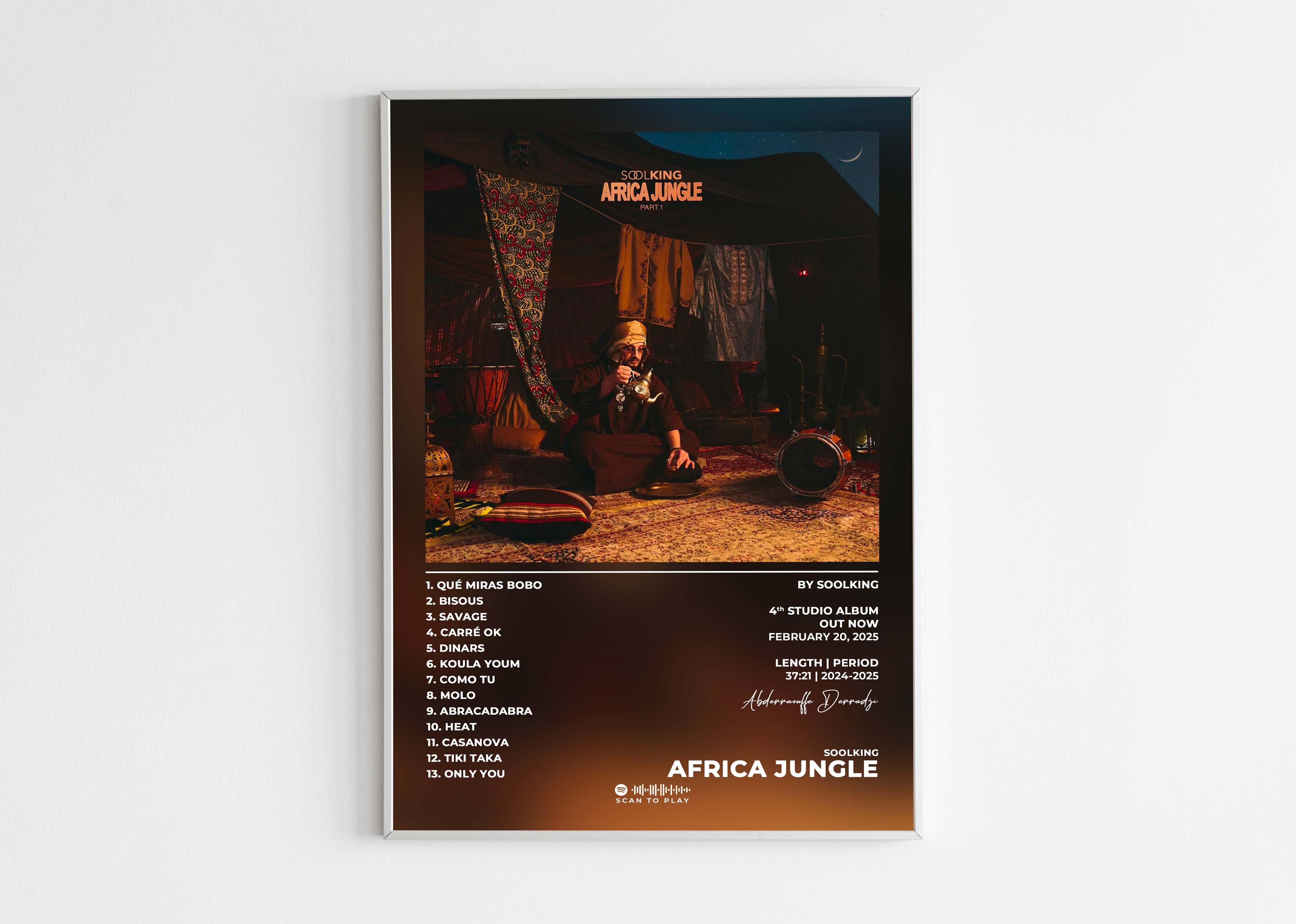 Africa Jungle Soolking Poster - Backyard