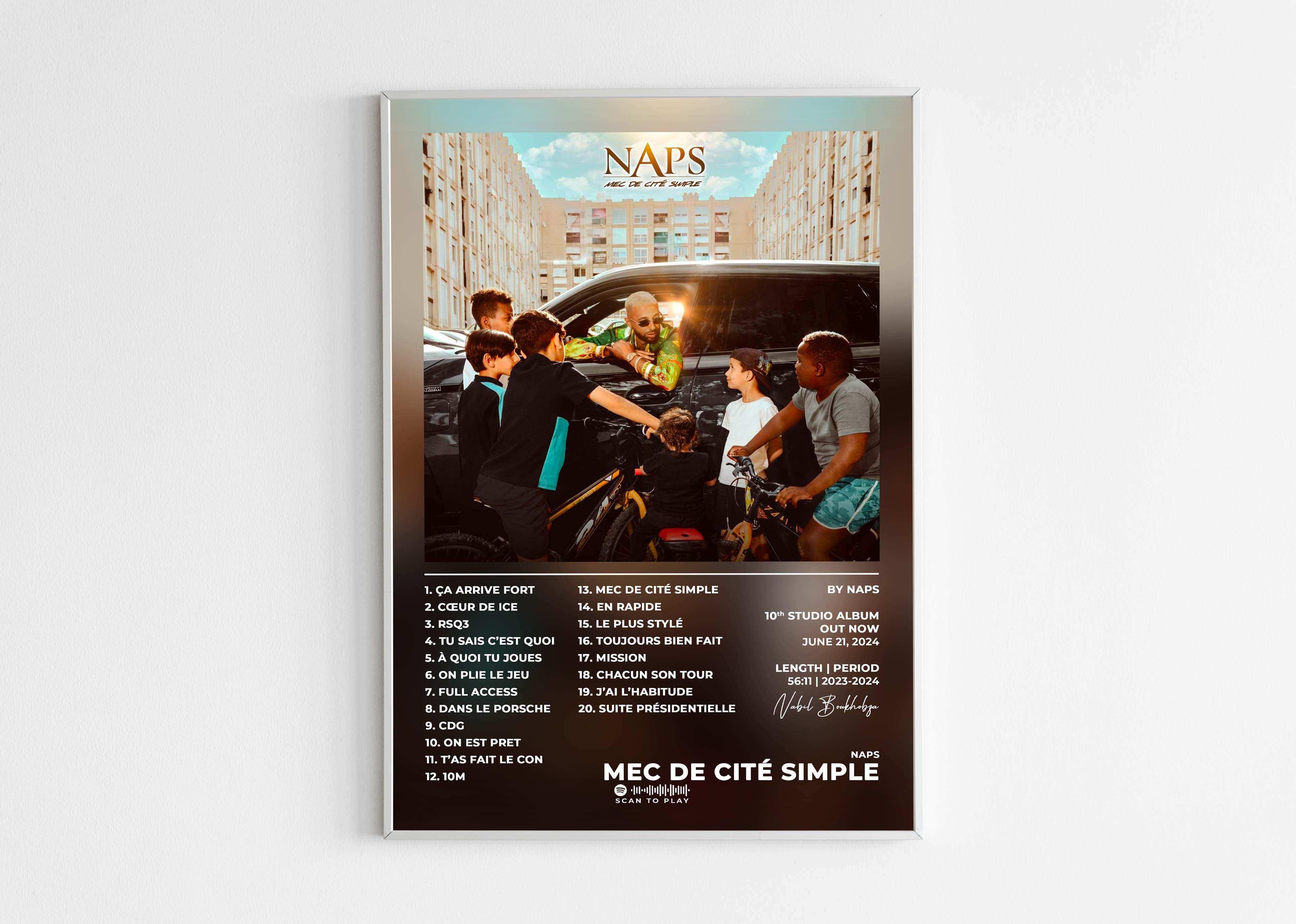 Mec De Cité Simple Naps Poster - Backyard